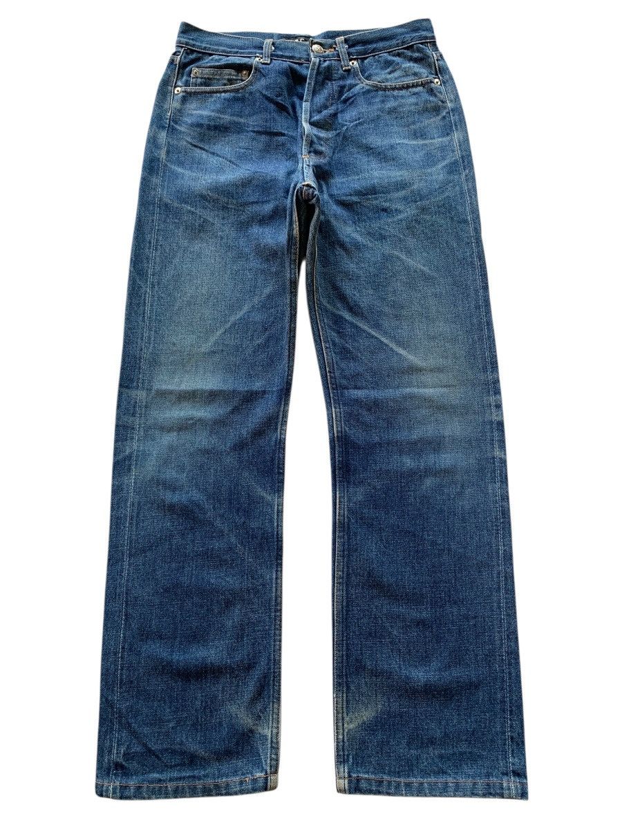 A.P.C. A.P.C SELVEDGE FADED & RUSTY JAPANESE DISTRESSED DENIM Size US 29 - 1 Thumbnail