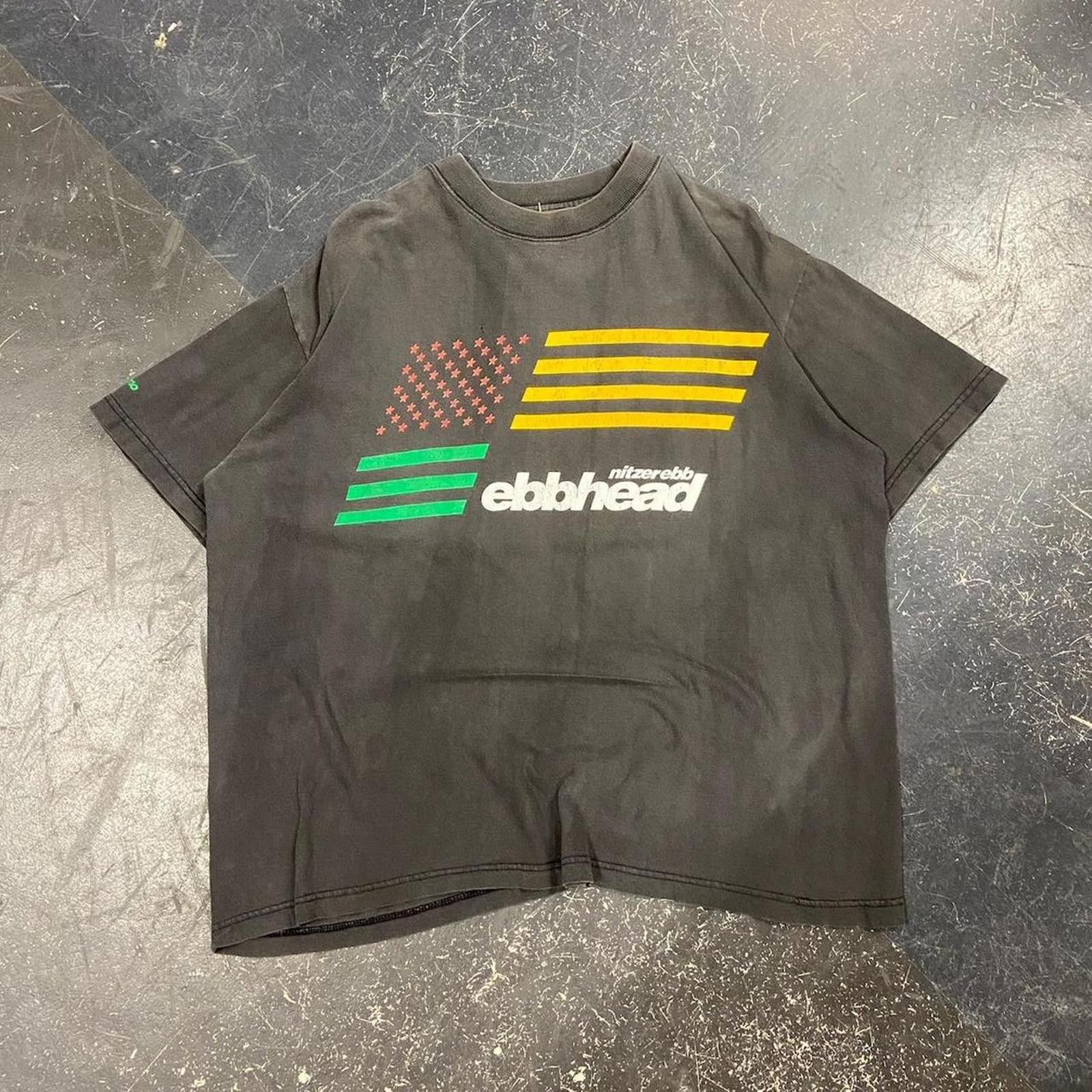1991 Faded Nitzerebb Ebbhead Euro Tour Tee