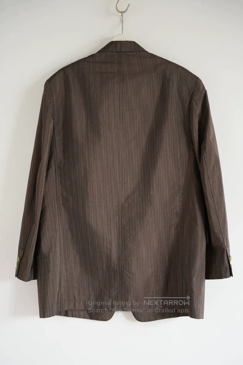 Yohji Yamamoto YOHJI YAMAMOTO Brown Striped Paper-Feel Suit Size US S / EU 44-46 / 1 - 2 Thumbnail