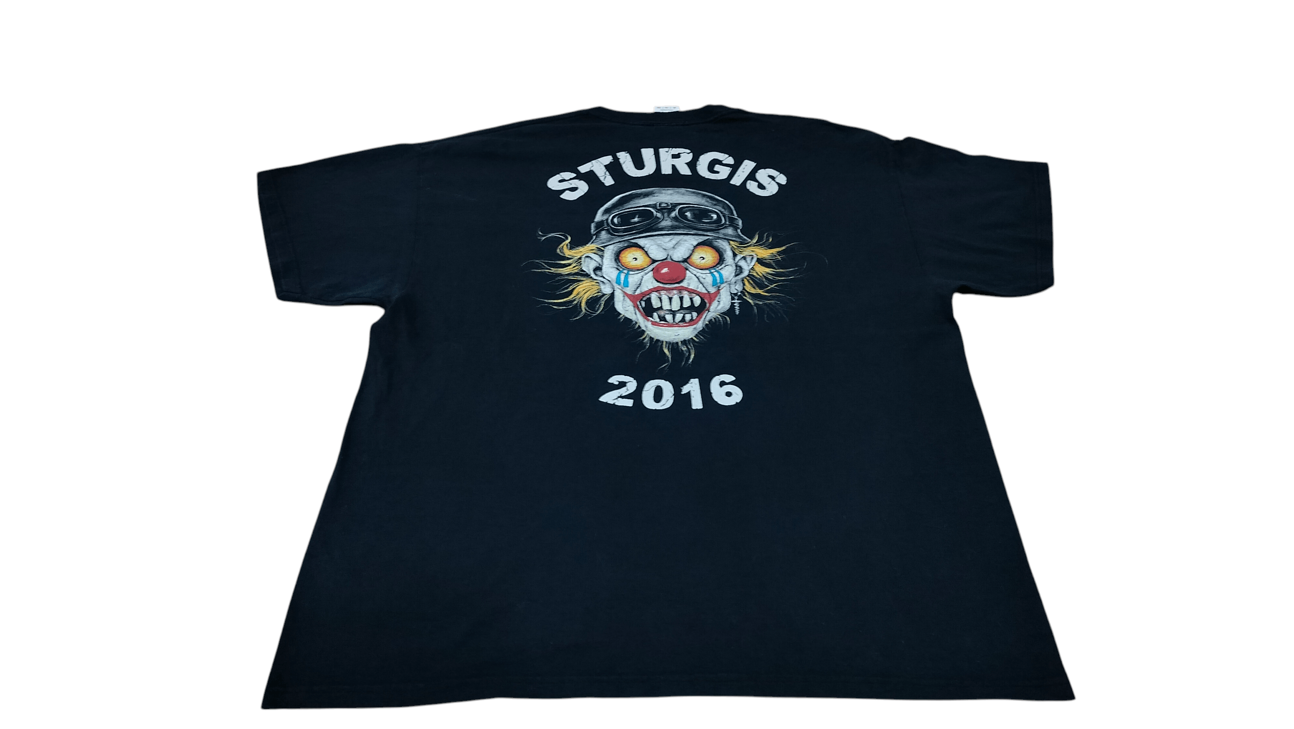Vintage Sturgis 2016 backhit big Clown Graphic Tee XL Size US XL / EU 56 / 4 - 1 Thumbnail
