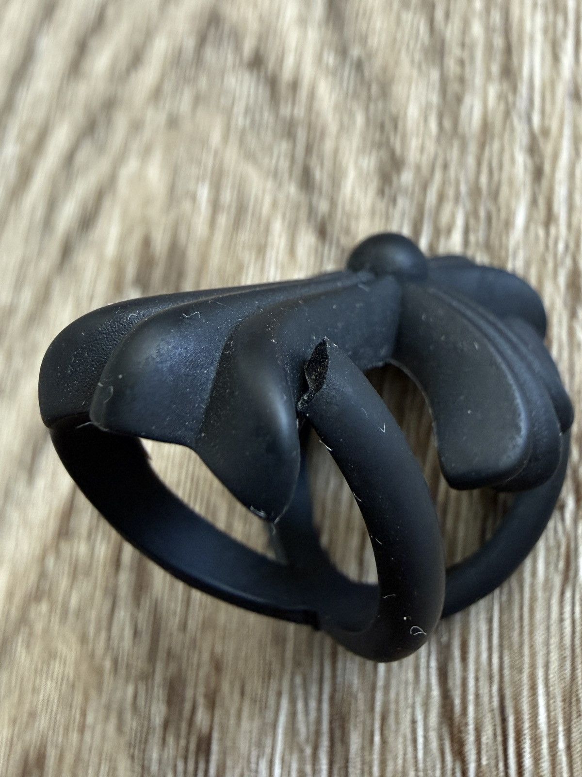Chrome Hearts Chrome Hearts Rubber Cross Ring Size ONE SIZE - 4 Thumbnail