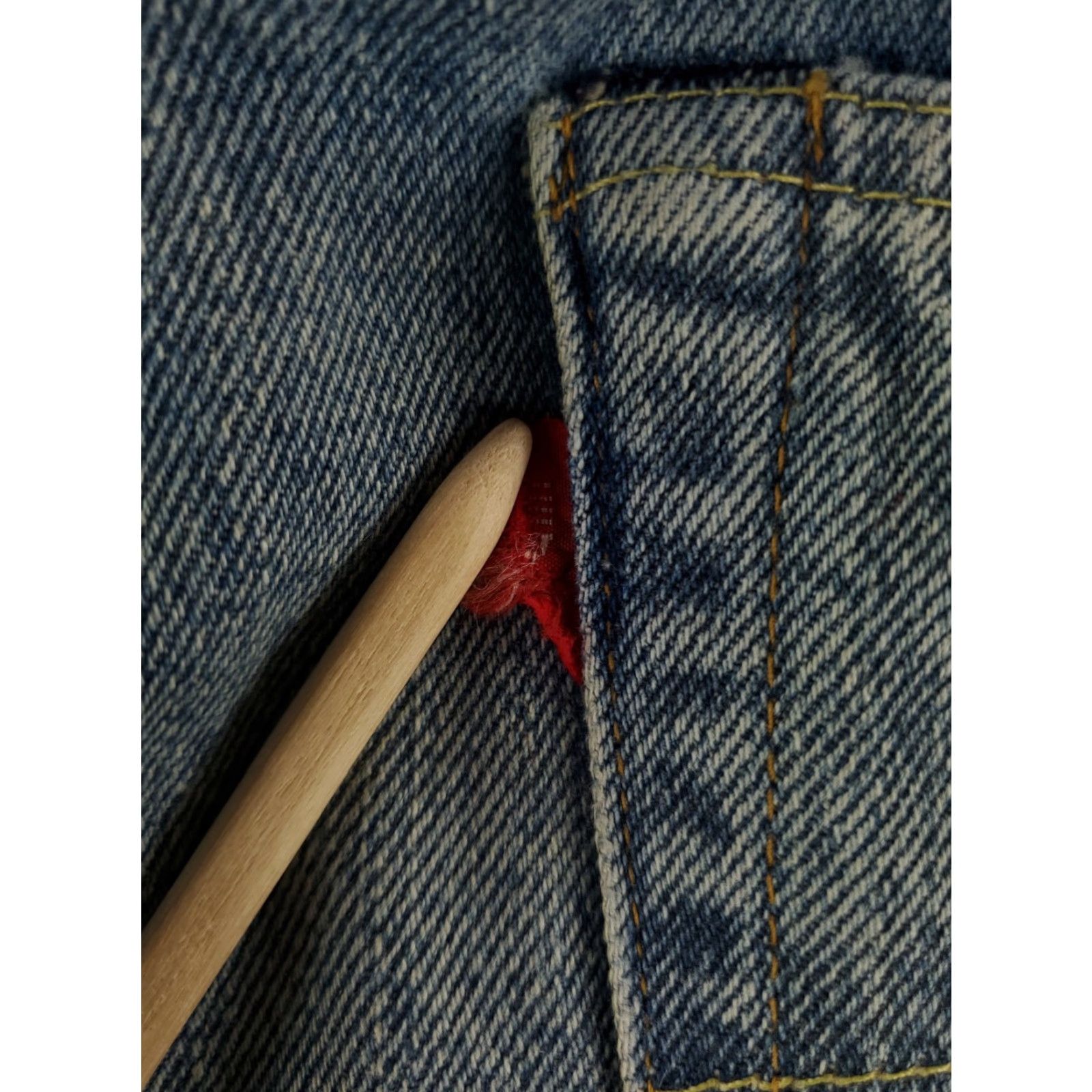Levi's VINTAGE Levi's 501xx Jeans LVC Selvedge Blue Distressed Mens 34x34 Jeans 34 Blue 501xx 501 LVC Distressed Straight Men Size US 34 / EU 50 - 4 Thumbnail