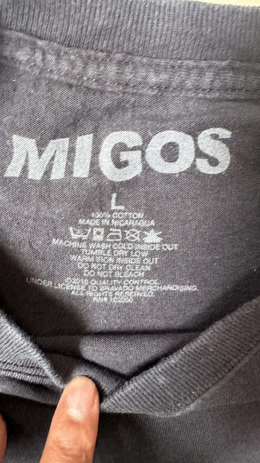 Migos MIGOS OFFICIAL MERCHANDISE TEE Size US L / EU 52-54 / 3 - 5 Thumbnail