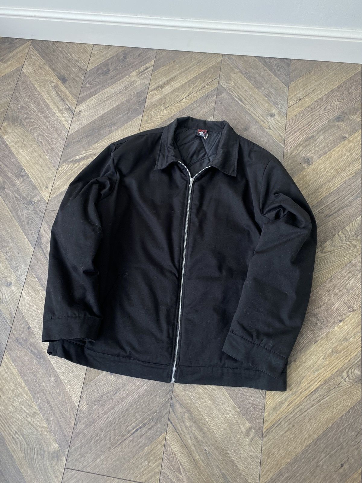 Vintage Vintage Lucky 13 Black Denim Work Jacket Size US XXL / EU 58 / 5 - 3 Thumbnail