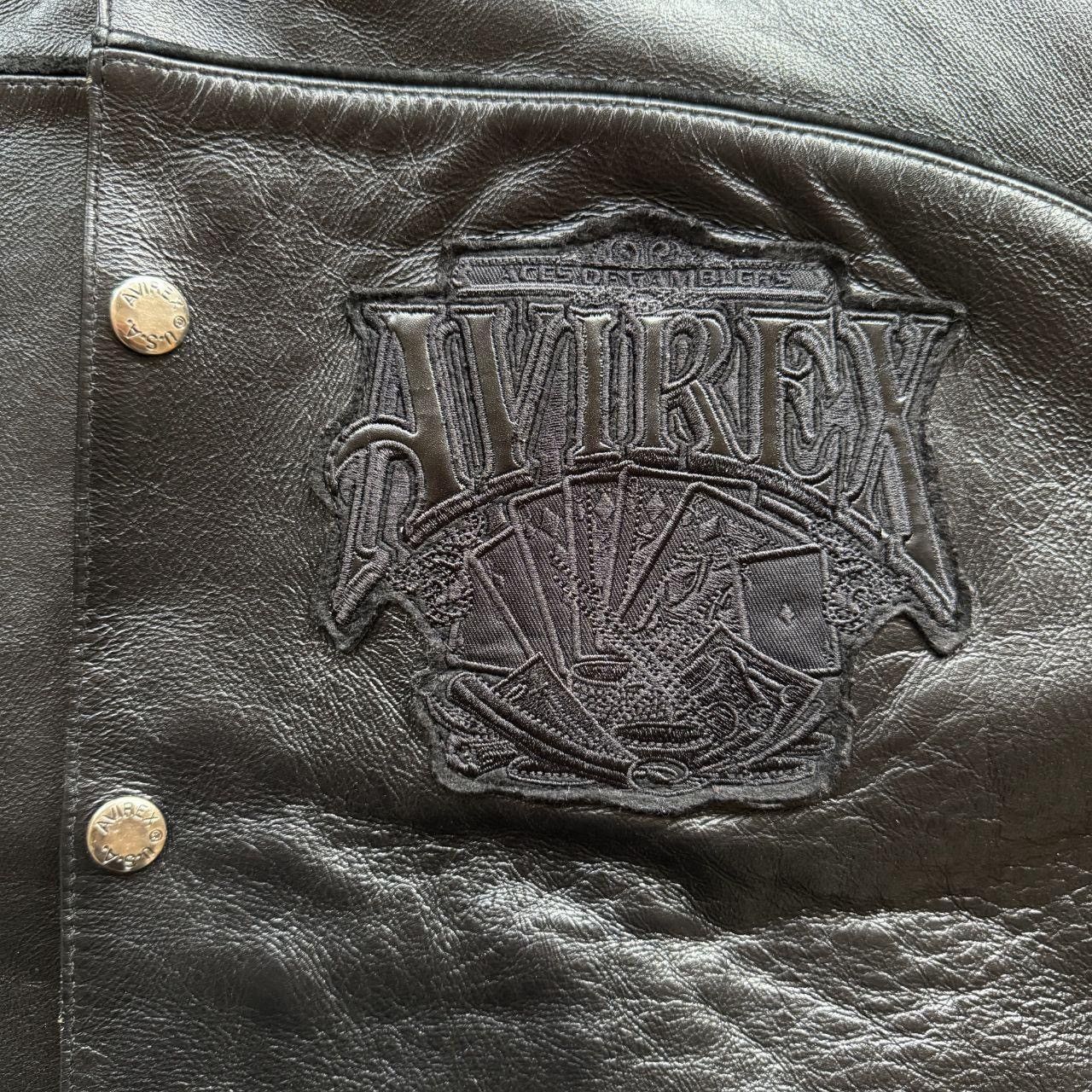 Avirex Avirex Leather Varsity Jacket Size US L / EU 52-54 / 3 - 3 Thumbnail