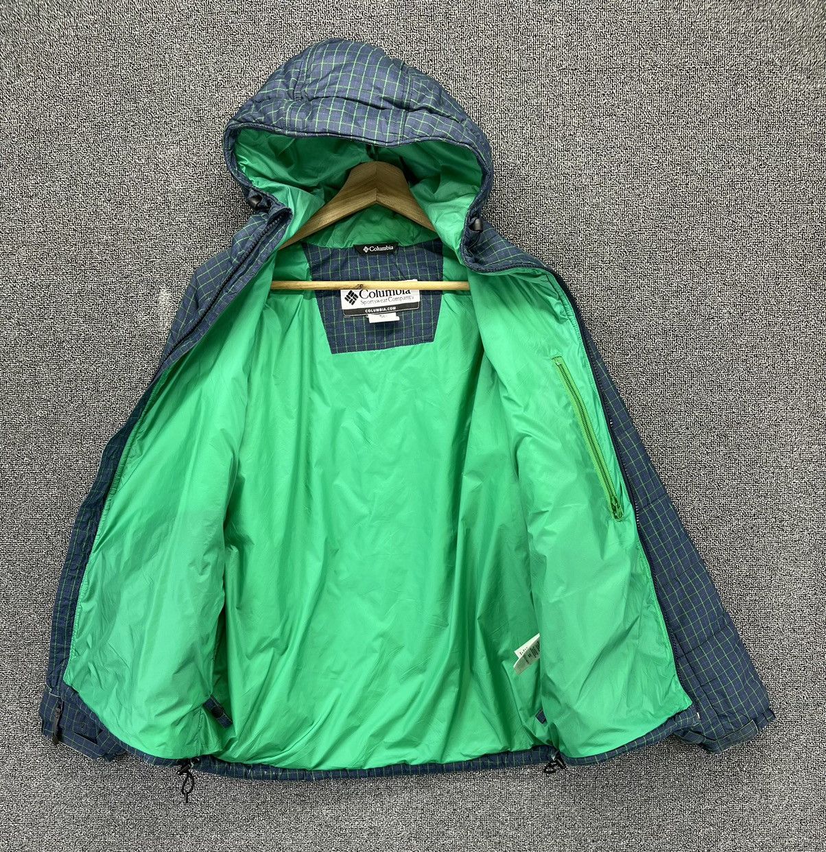 Columbia Vintage Columbia Rare Design Hooded Down Jacket Size US XS / EU 42 / 0 - 6 Thumbnail