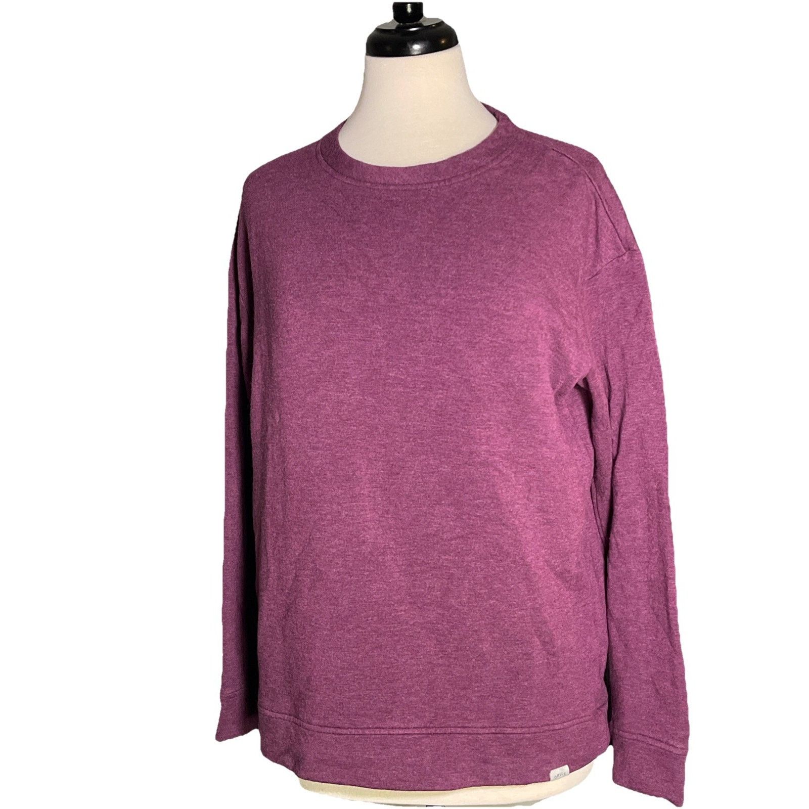Orvis Orvis Women’s Sweatshirt Small Purple Pullover Long Sleeve Size S / US 4 / IT 40 - 1 Thumbnail