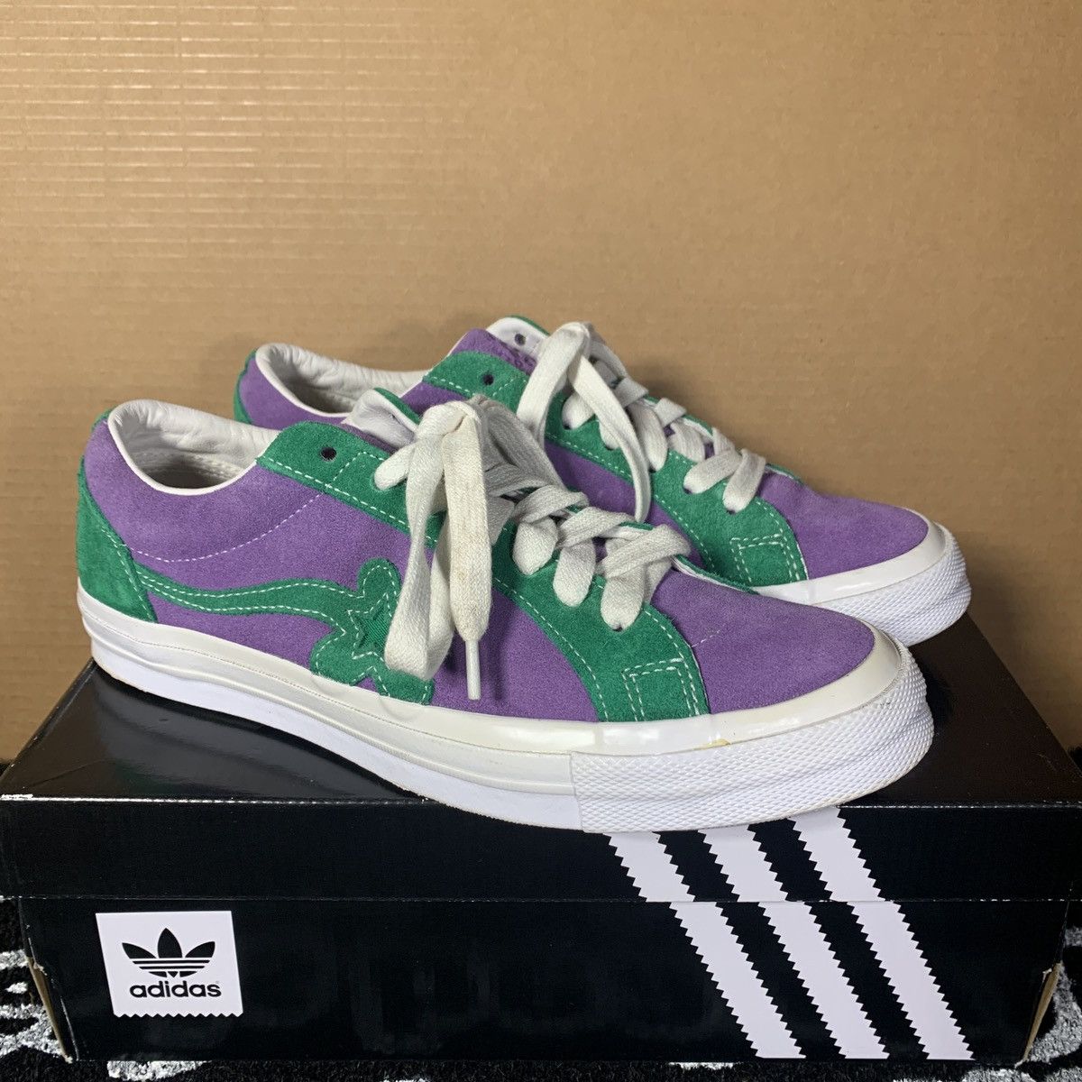 Golf le Fleur Converse One Star Ox Purple Green