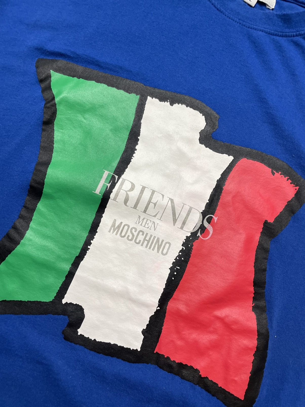 Moschino Moschino Men’s blue t shirt Size US L / EU 52-54 / 3 - 3 Thumbnail