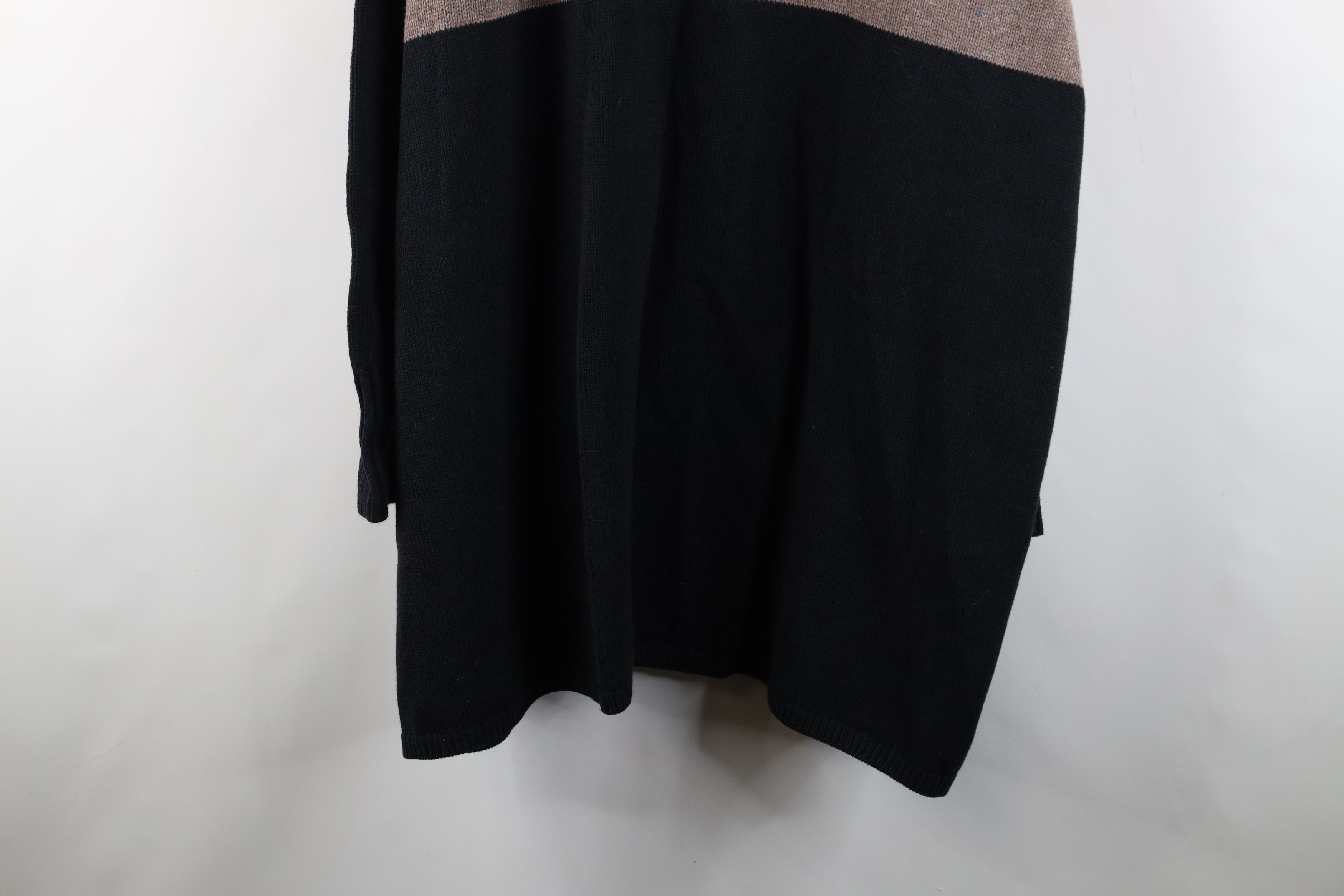 Lands' End × Vintage Vintage Lands End Rainbow Open Front Shawl Cardigan Sweater Size 3XL / US 20-22 - 13 Thumbnail