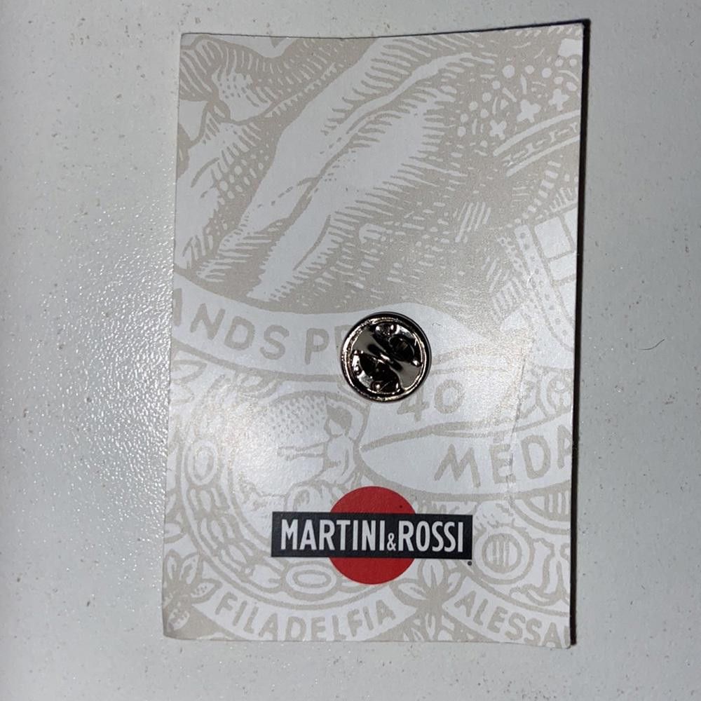 Designer NWT Martini & Rossi “BITTER” Lapel Pin Size ONE SIZE - 4 Thumbnail