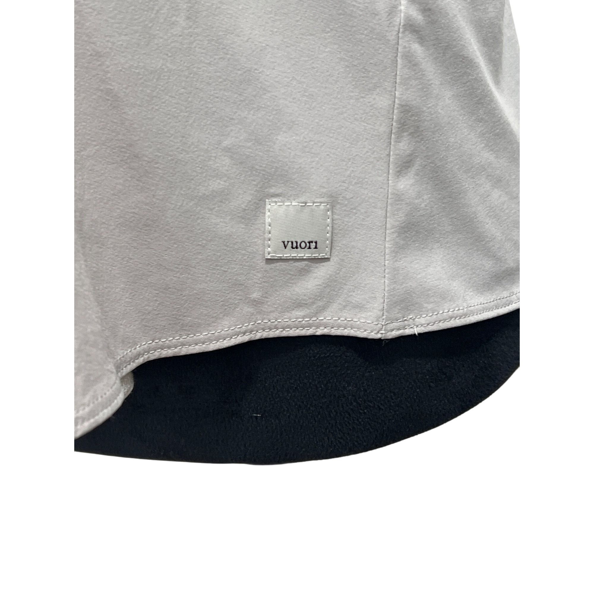 Vuori Vuori Womens Light Beige Racerback Tank Top Loose Fit Active Size M / US 6-8 / IT 42-44 - 2 Thumbnail