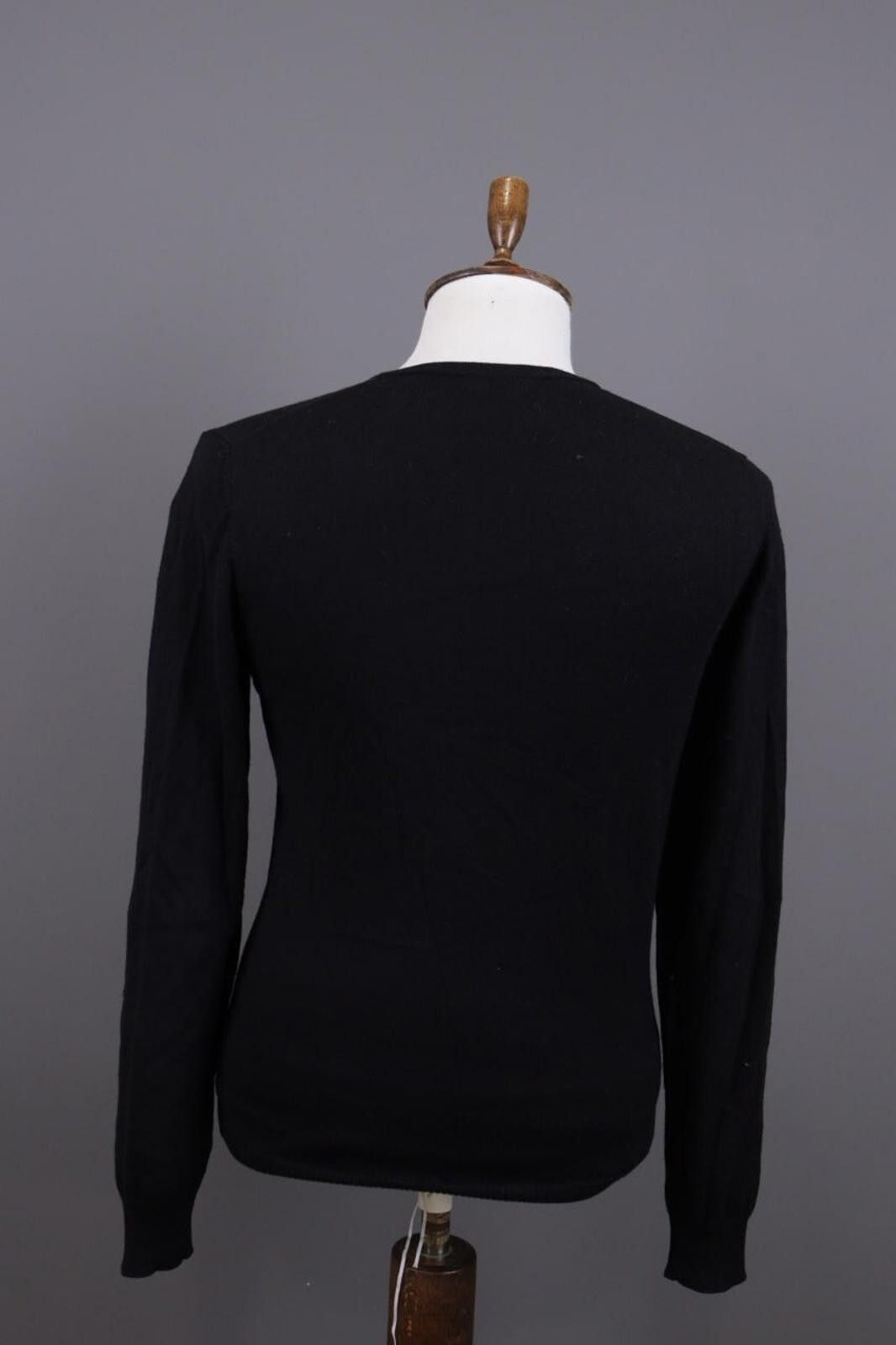 J.Lindeberg J.Lindeberg Black Merino Wool Knit Sweater Size 4 / M Size US M / EU 48-50 / 2 - 9 Thumbnail