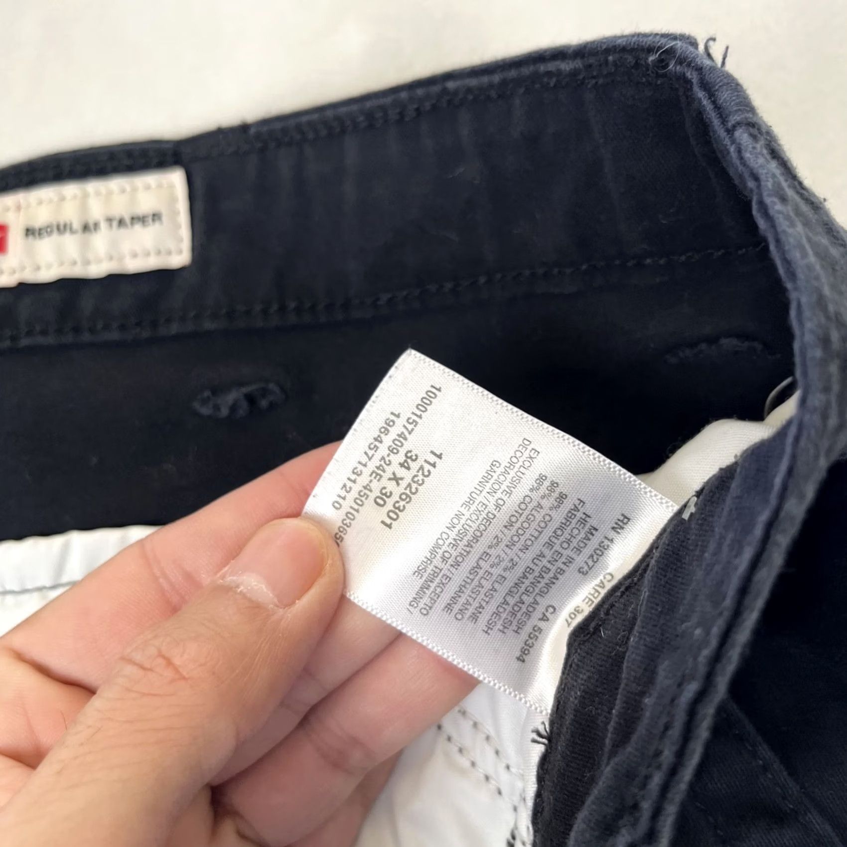 Wrangler Wrangler Black Regular Tapered Cargo Pants Mens 34x30 Stretch Utility Casual Pants Mens Regular Black Cargo Tapered Stretch Size US 34 / EU 50 - 6 Thumbnail