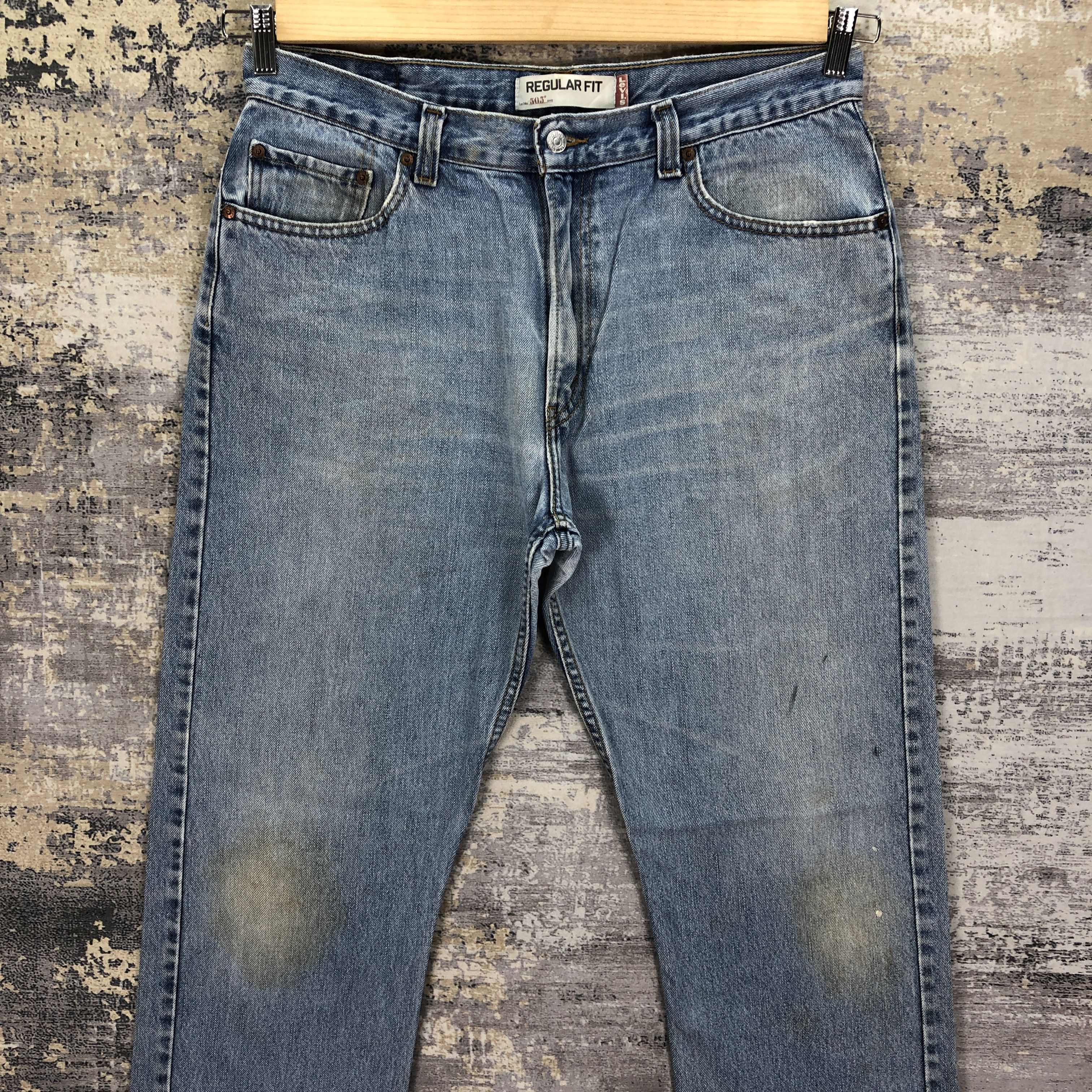 Levi's Vintage Levis Sun Faded Jeans Levi's Light Wash Denim Size US 34 / EU 50 - 3 Thumbnail