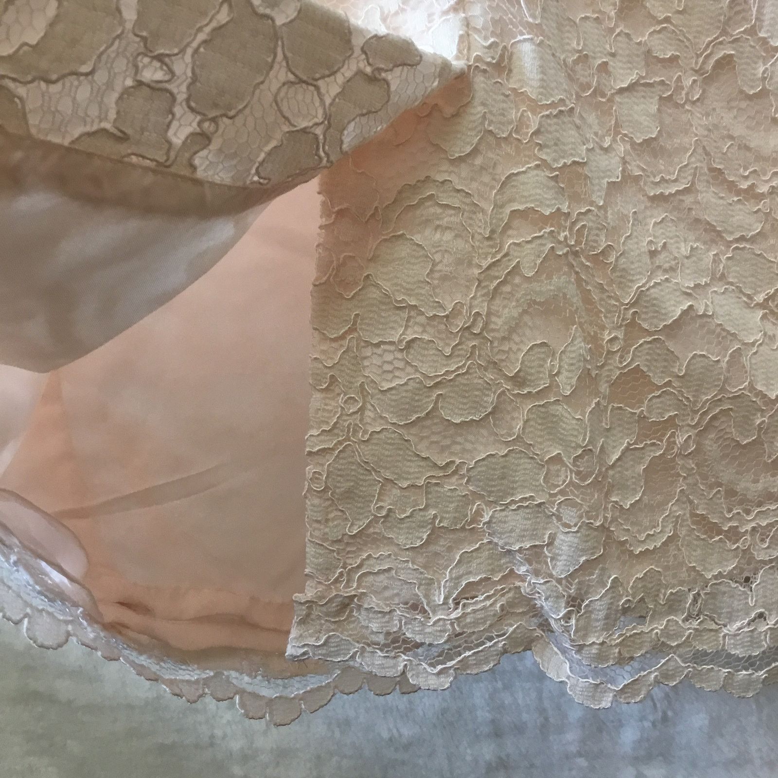 Other David Bridal Short Tank Lace Dress with V -Neck Size M / US 6-8 / IT 42-44 - 17 Thumbnail