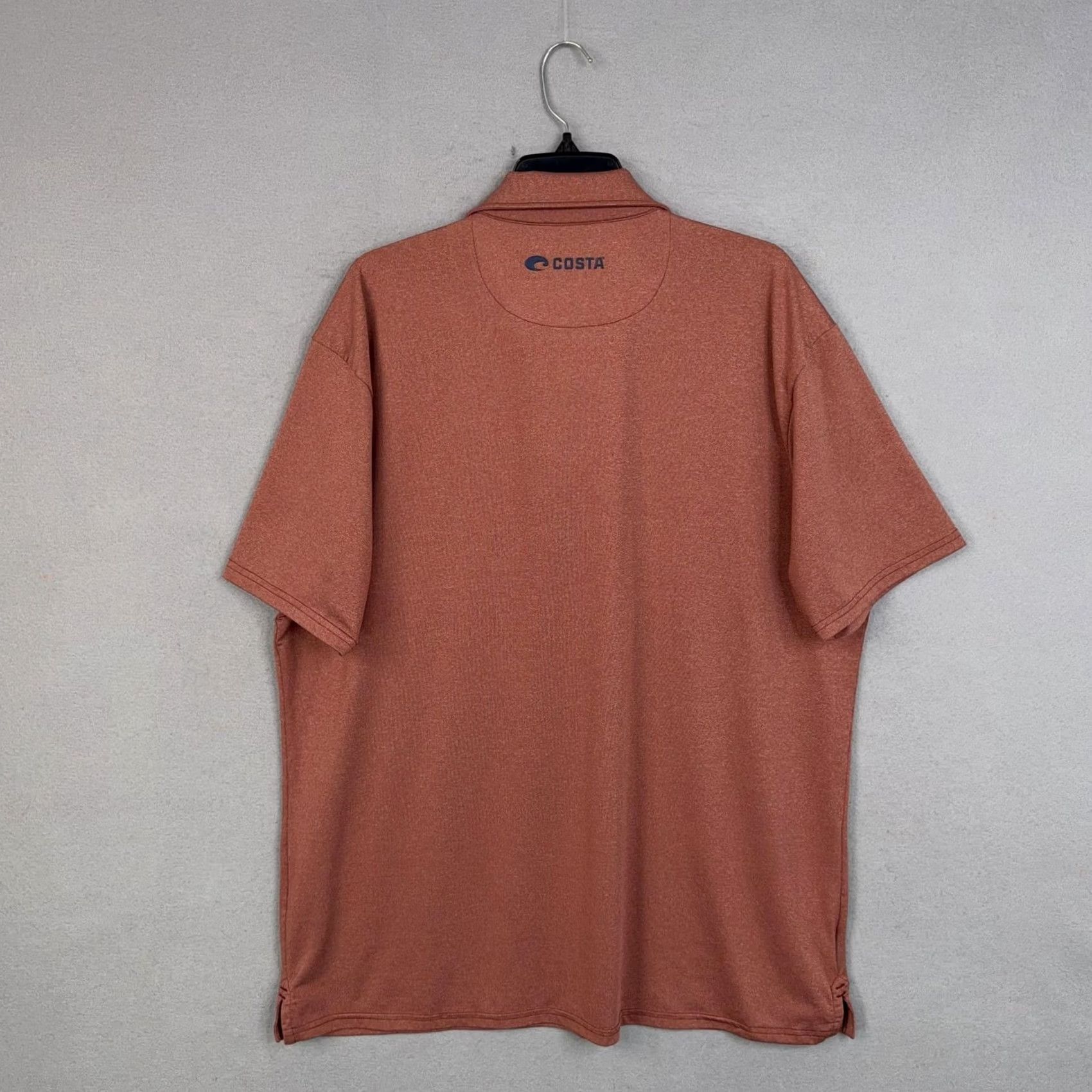 Vintage Costa Polo Shirt Mens 2XL Orange Pocket Fishing Golf Performance Tech Stretch Size US XXL / EU 58 / 5 - 4 Thumbnail