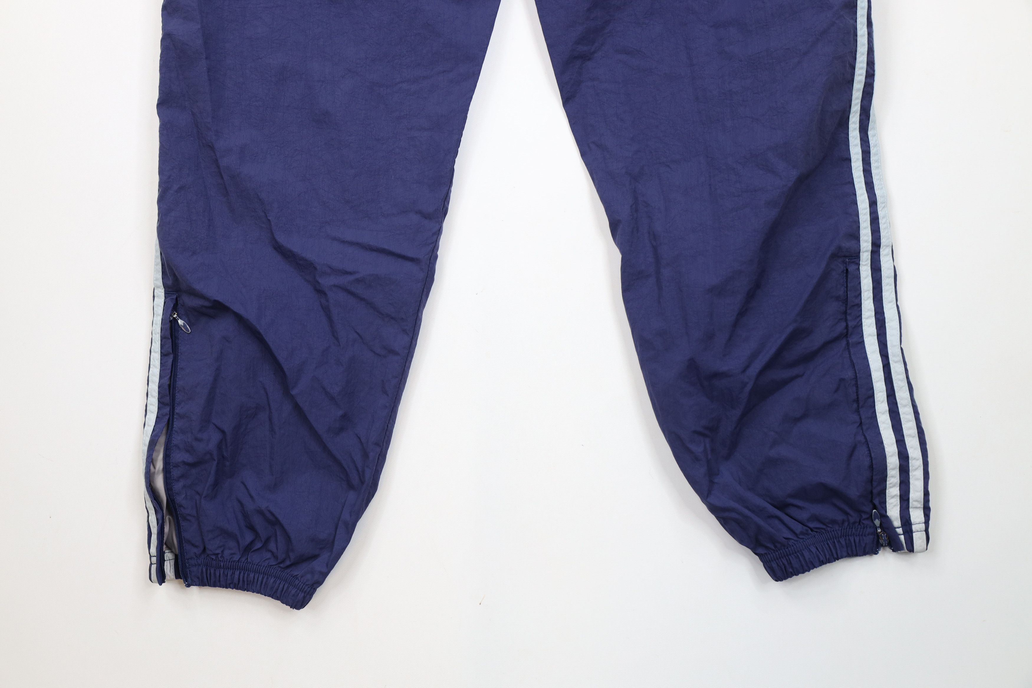 Adidas × Vintage Vintage 90s Adidas Cuffed Nylon Windbreaker Joggers Pants Size US 36 / EU 52 - 14 Thumbnail