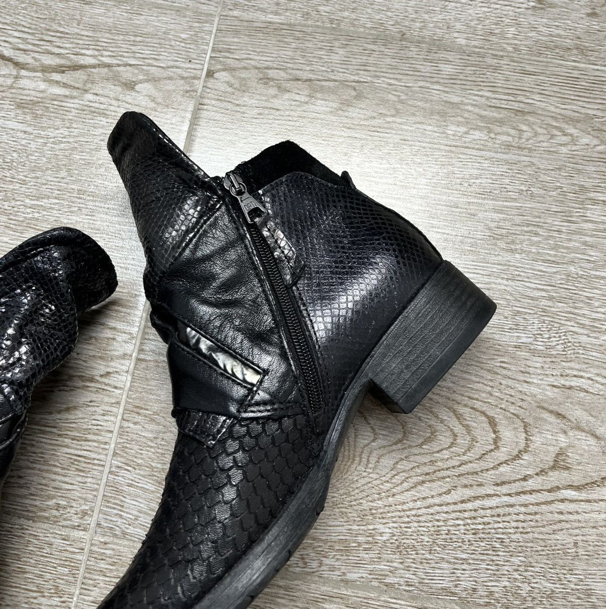 Guidi Python Leather A.S 98 Style Biker Guidi Style Boots 90s Size US 8 / IT 38 - 8 Thumbnail