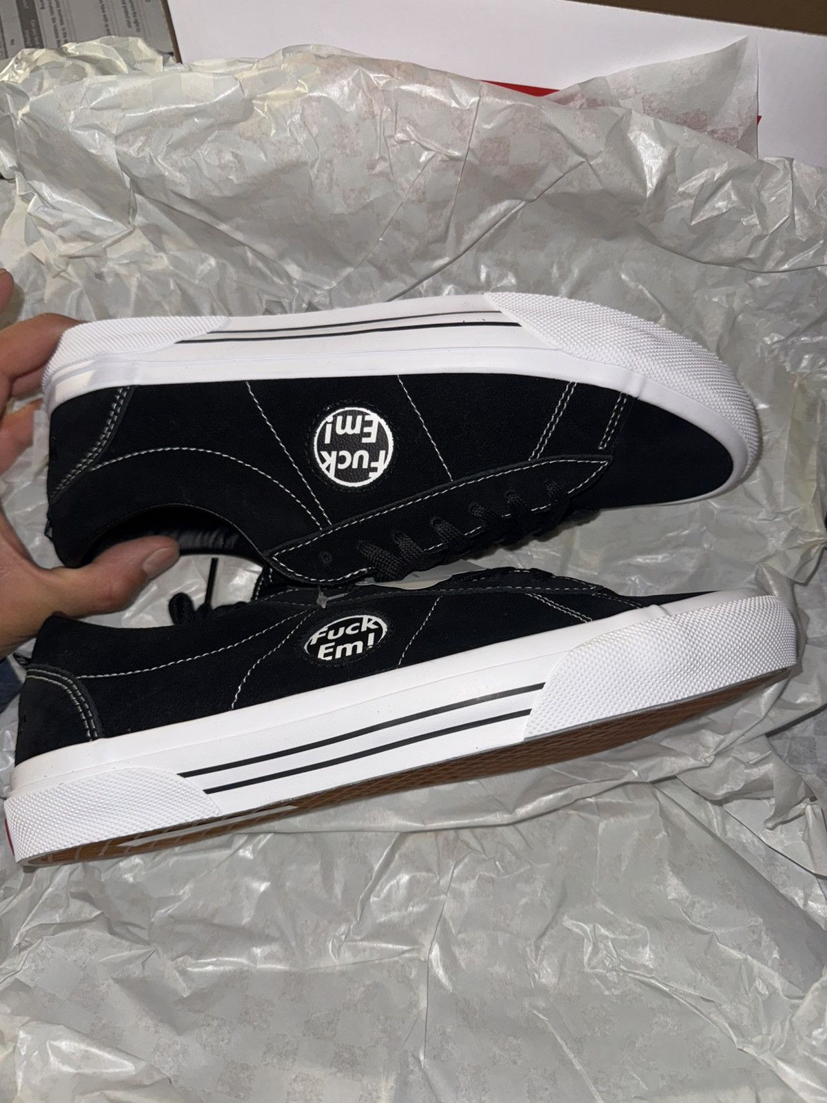 Supreme Fuck Em Vans | Grailed