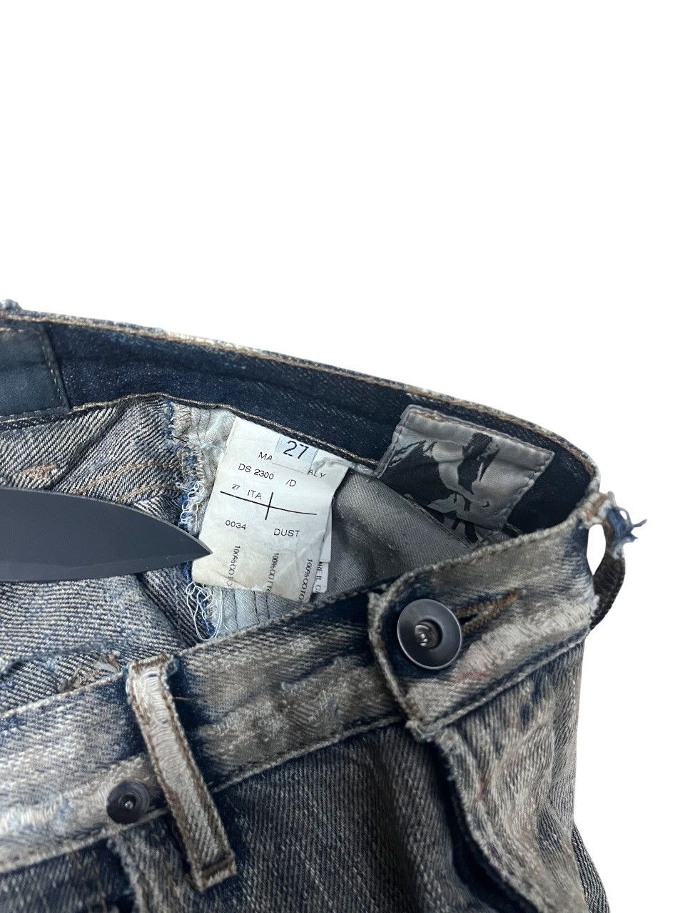 Rick Owens Rick Owens Olmar And Mirta Dust Denim Size US 27 - 5 Thumbnail