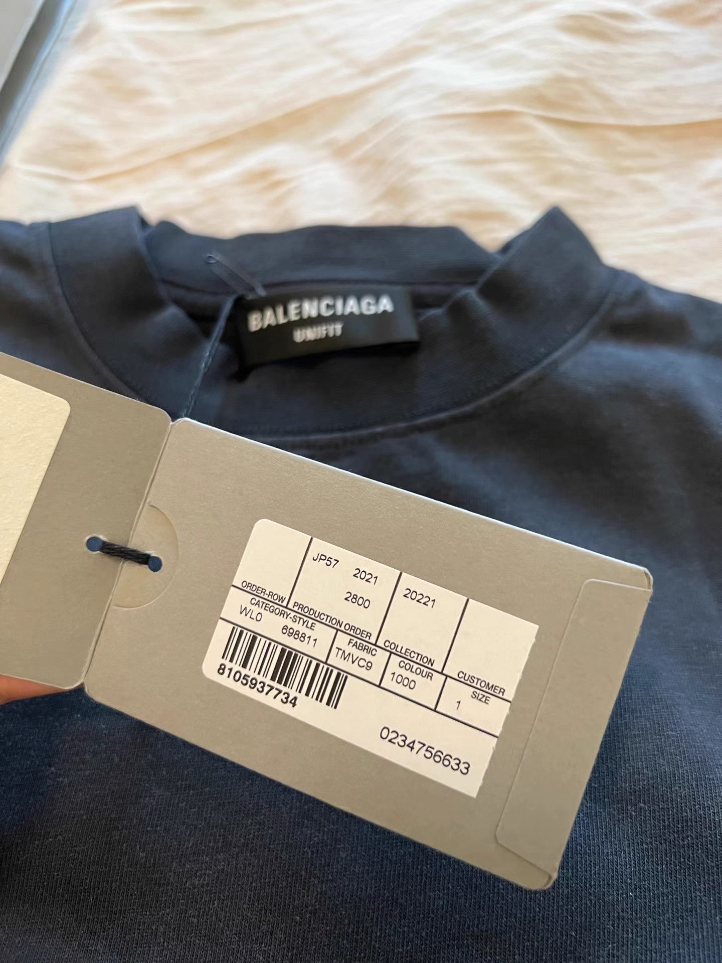 Balenciaga Balenciaga 22SS inverted print design short-sleeve t-shirt Size US S / EU 44-46 / 1 - 3 Thumbnail
