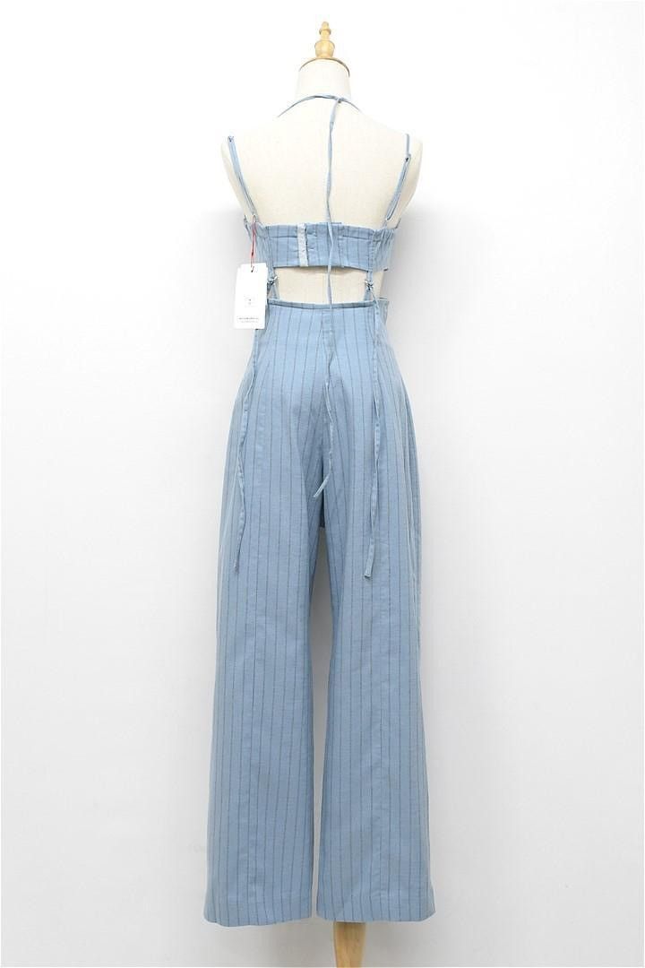 Japanese Brand Maison Special Blue Women's Jumpsuit Size 25" / US 0 / IT 36 - 7 Thumbnail