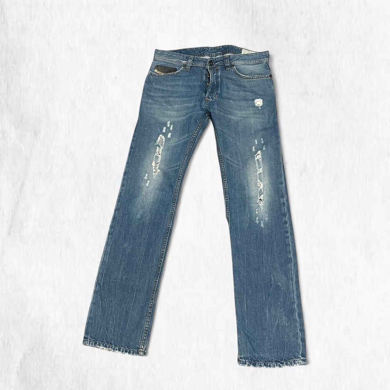Diesel Vintage Diesel Deadstock SAFADO slim straight jeans Size US 31 - 1 Thumbnail