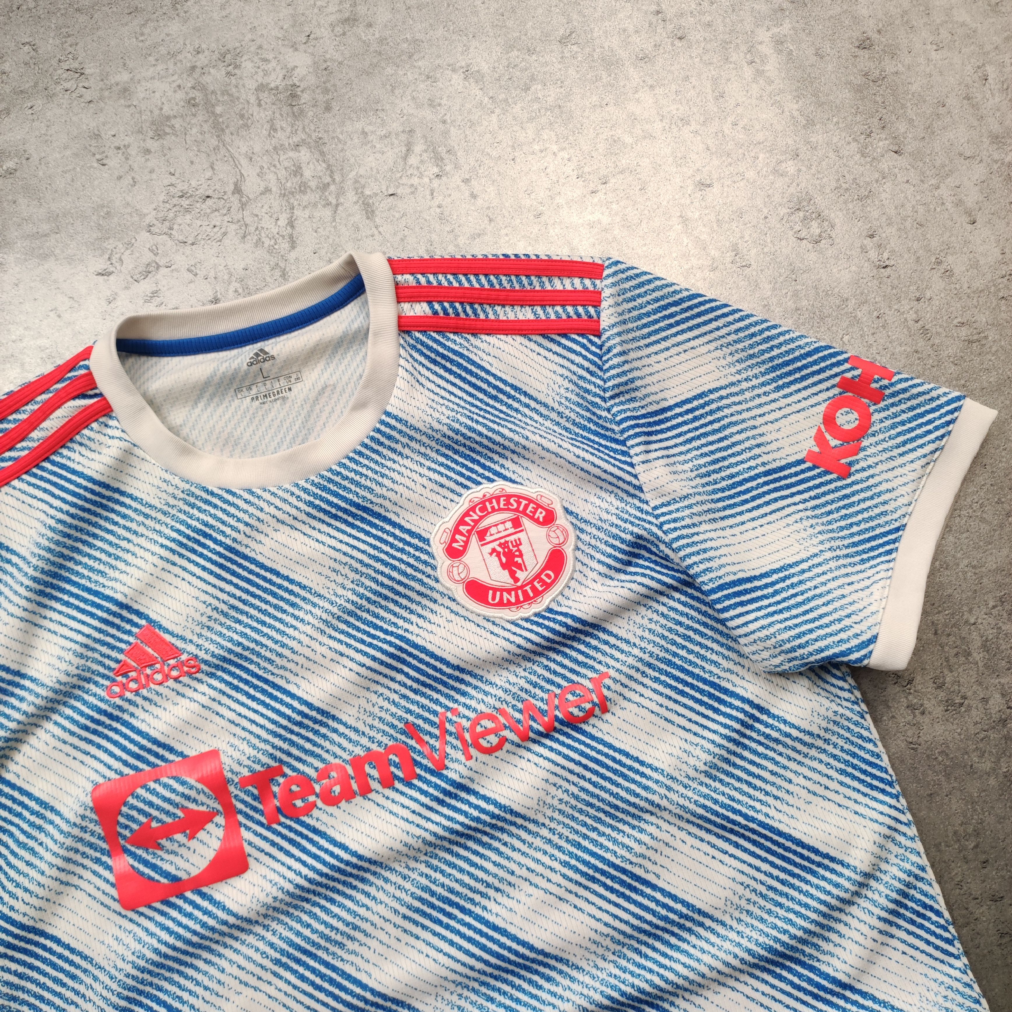 Adidas Manchester United x Adidas 2021 UCL #25 Sancho Away Kit Size US L / EU 52-54 / 3 - 5 Thumbnail