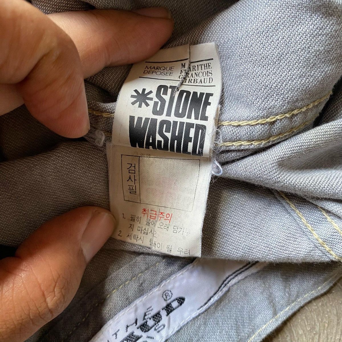 Marithe + Francois Girbaud × Vintage ❌SOLD❌ Vtg Marithe Francois Girbaud Trucker Denim Jacket Size US M / EU 48-50 / 2 - 10 Thumbnail