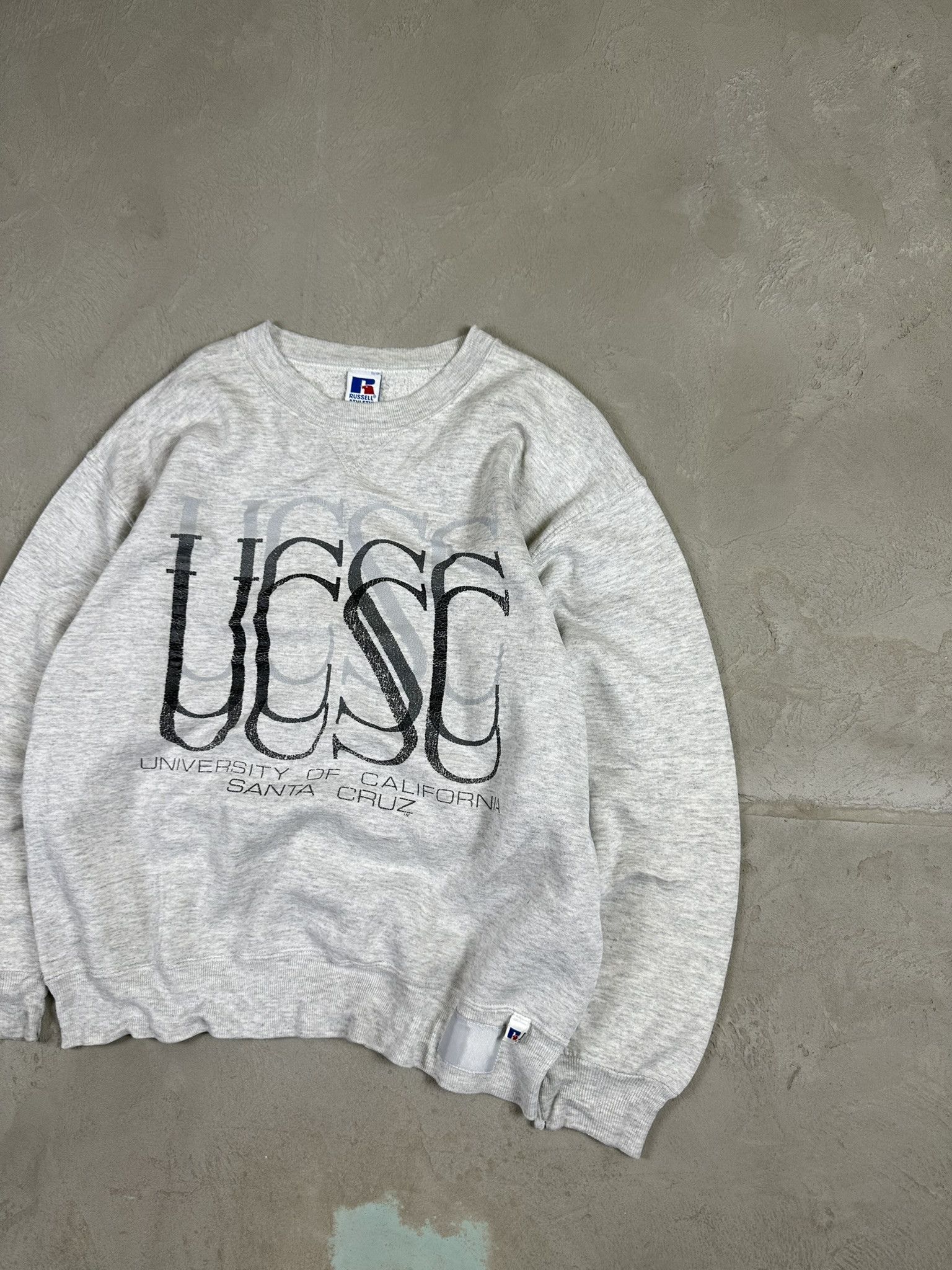Vintage 90s Vintage University of California Boxy Sweatshirt Size US L / EU 52-54 / 3 - 3 Thumbnail