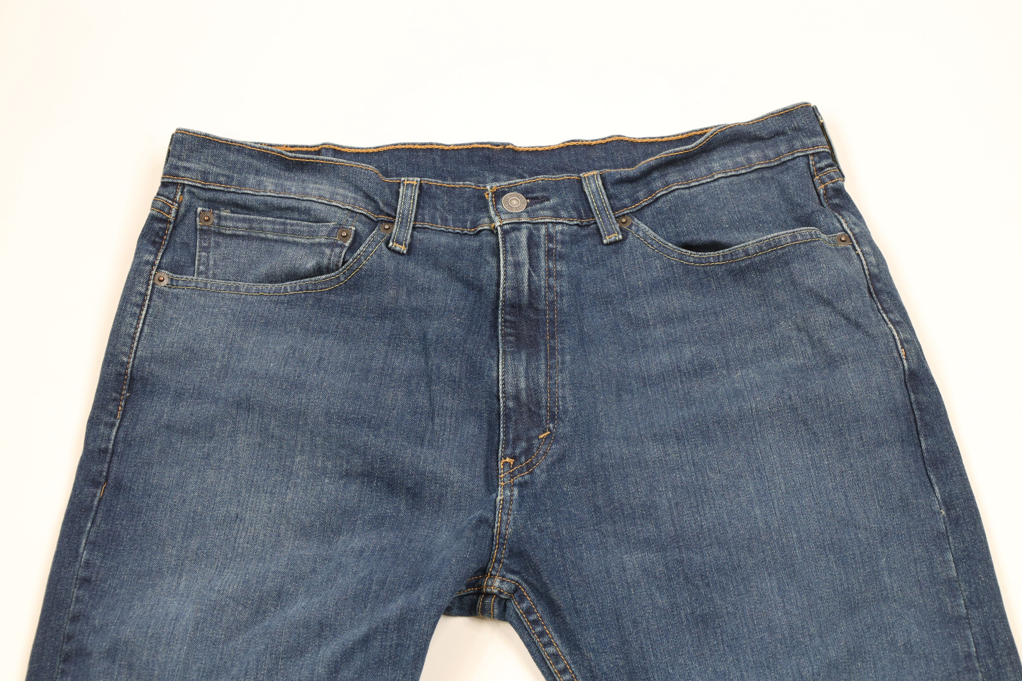Levi's × Vintage Vintage Y2K Levis 505 Stretch Regular Fit Denim Jeans Blue Size US 36 / EU 52 - 2 Thumbnail