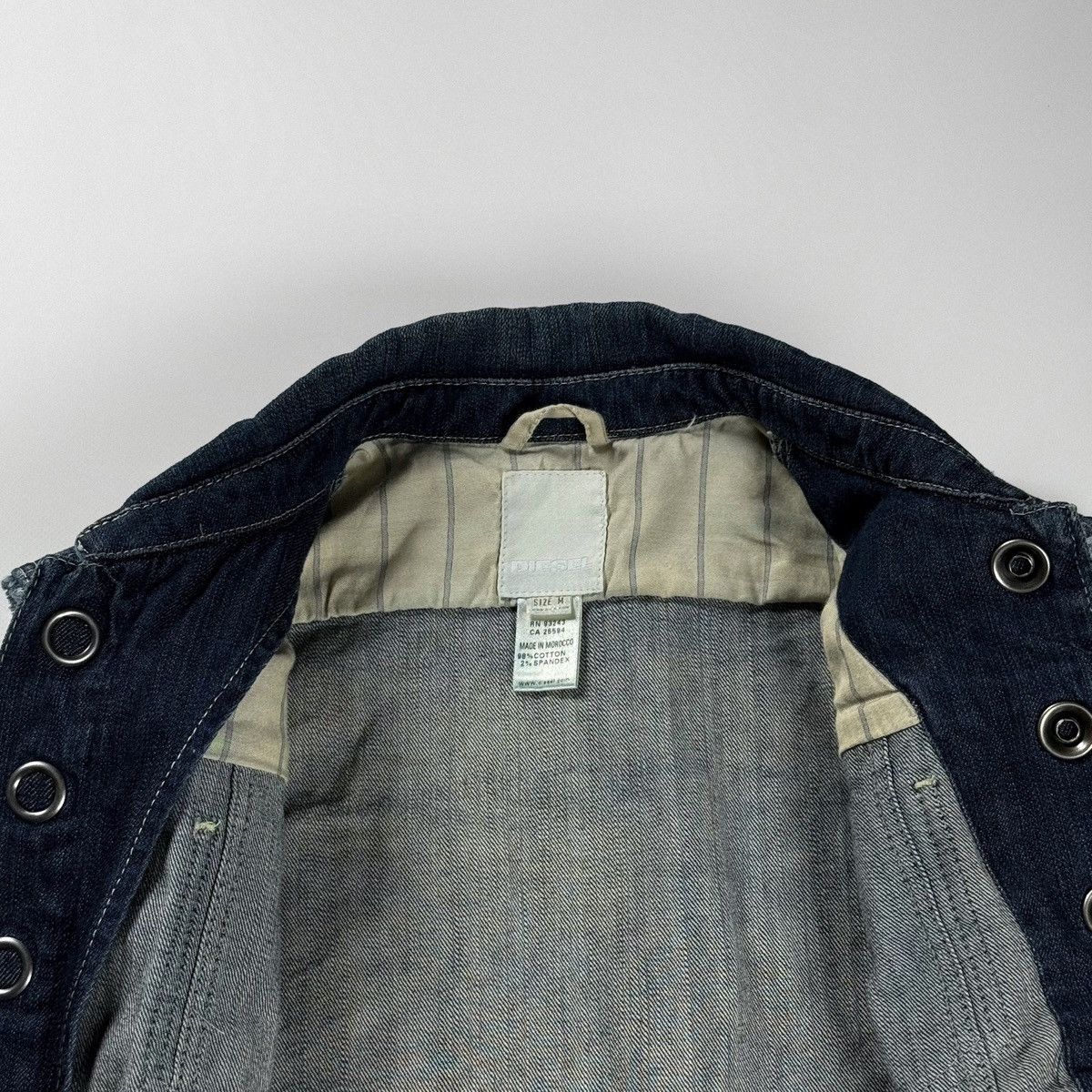 Diesel Diesel ‘Vandals of Style’ Denim Vest Vintage Size M / US 6-8 / IT 42-44 - 7 Thumbnail