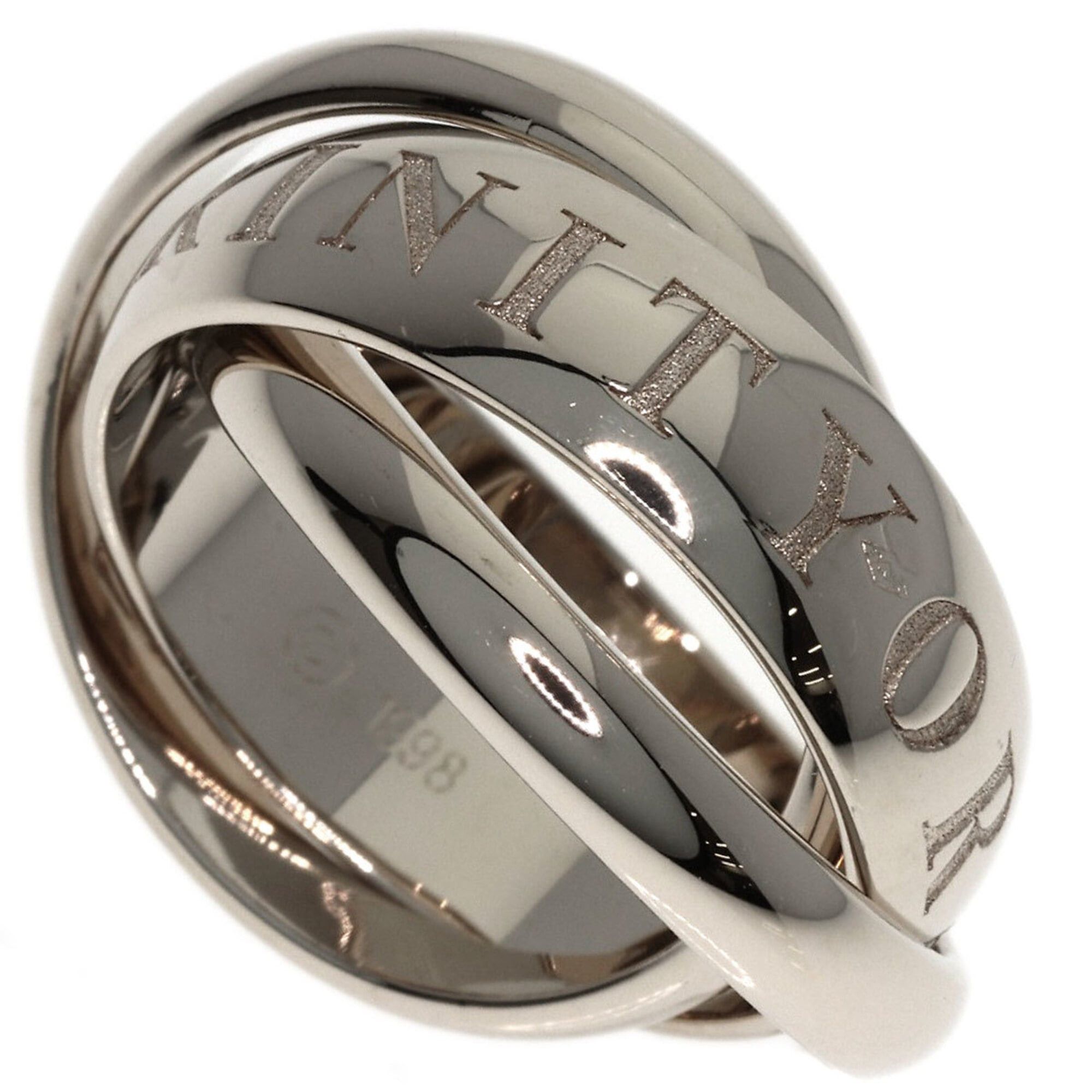 Cartier Cartier Trinity 1998 Christmas Limited Edition #47 Ring, 18K White Gold, Women's, CARTIER Size ONE SIZE - 1 Thumbnail