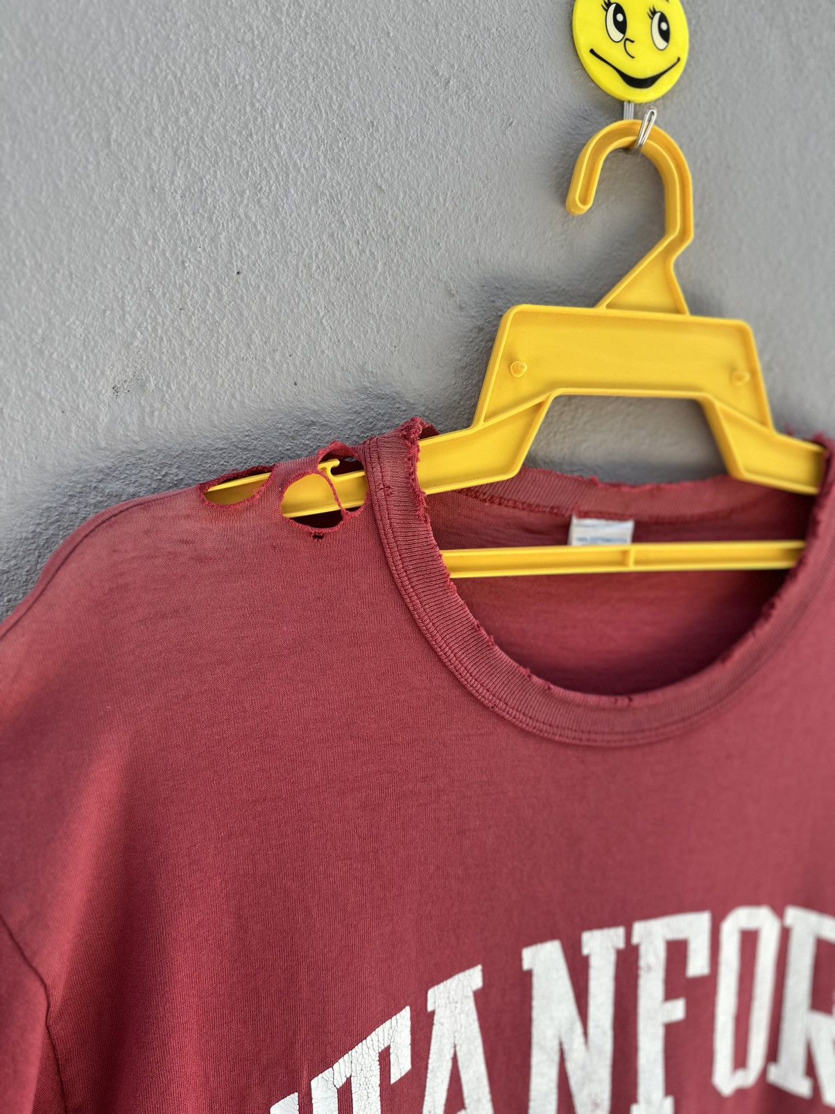 Russell Athletic Thrashed Vintage Stanford Russell Grunge Faded Tee Size US L / EU 52-54 / 3 - 4 Thumbnail