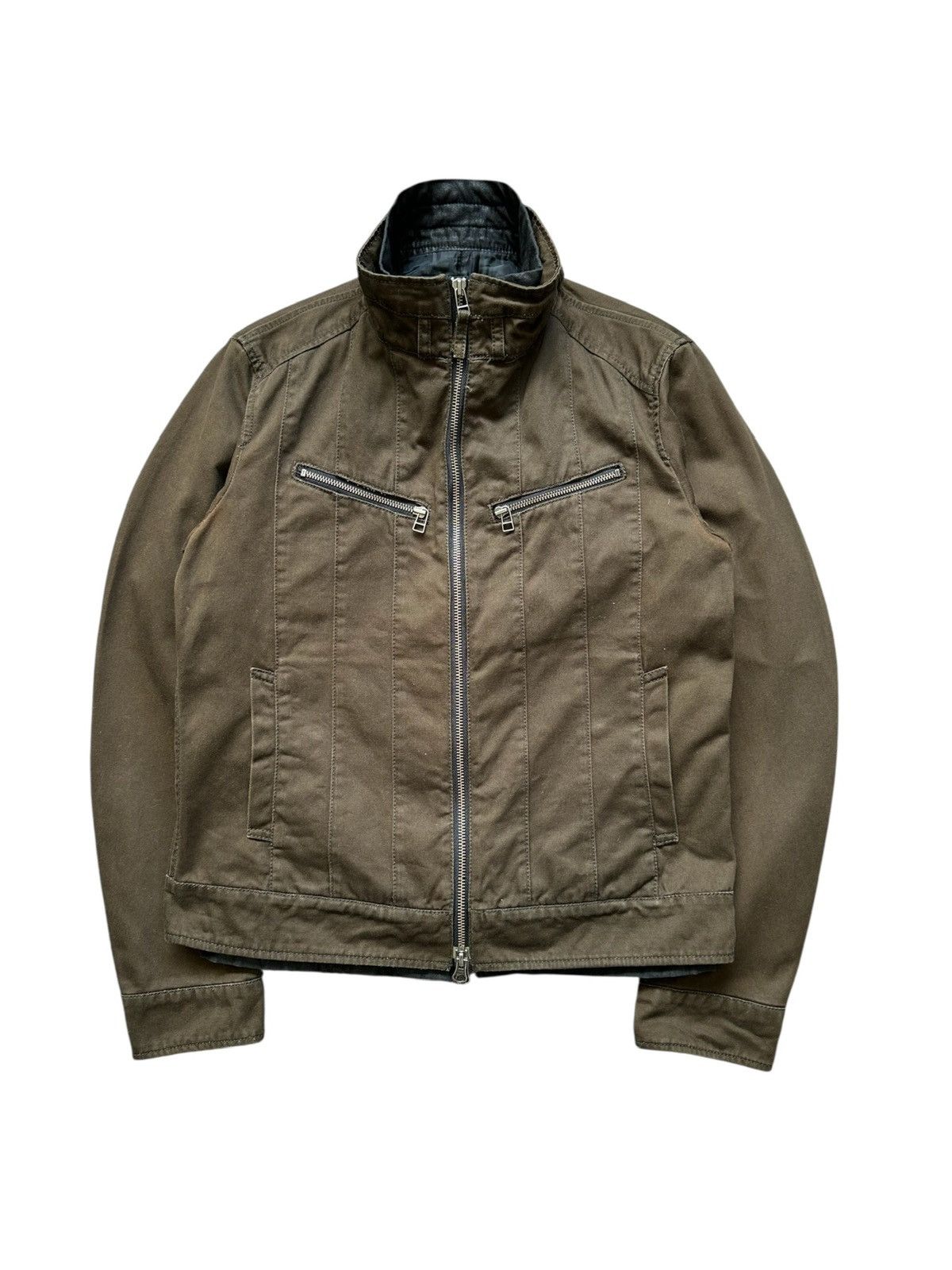 Michel Klein 00's MK Homme J-rock double zipper rider jacket Size US S / EU 44-46 / 1 - 2 Thumbnail