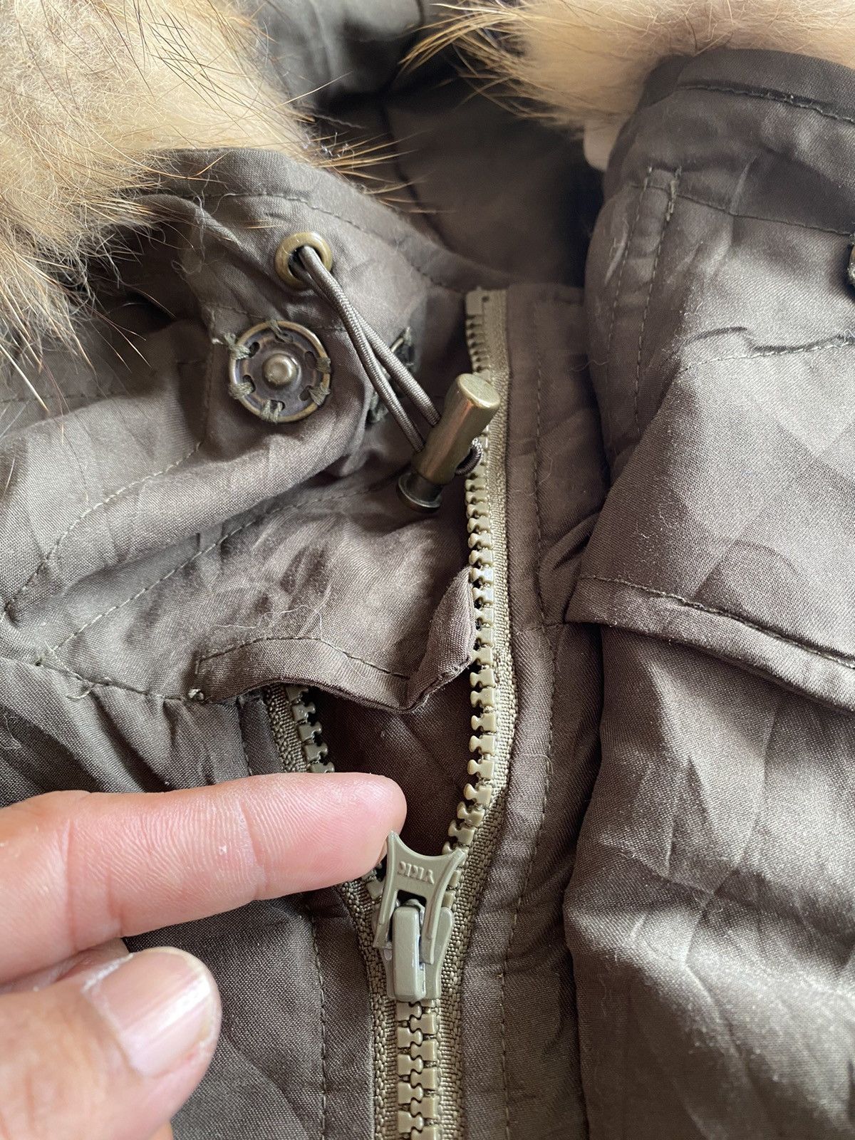 If Six Was Nine × Le Grande Bleu (L.G.B.) × MOUSSY Moussy Japan Brand Green Fur Parka LGB Style Hoodie Jacket Size US L / EU 52-54 / 3 - 13 Thumbnail