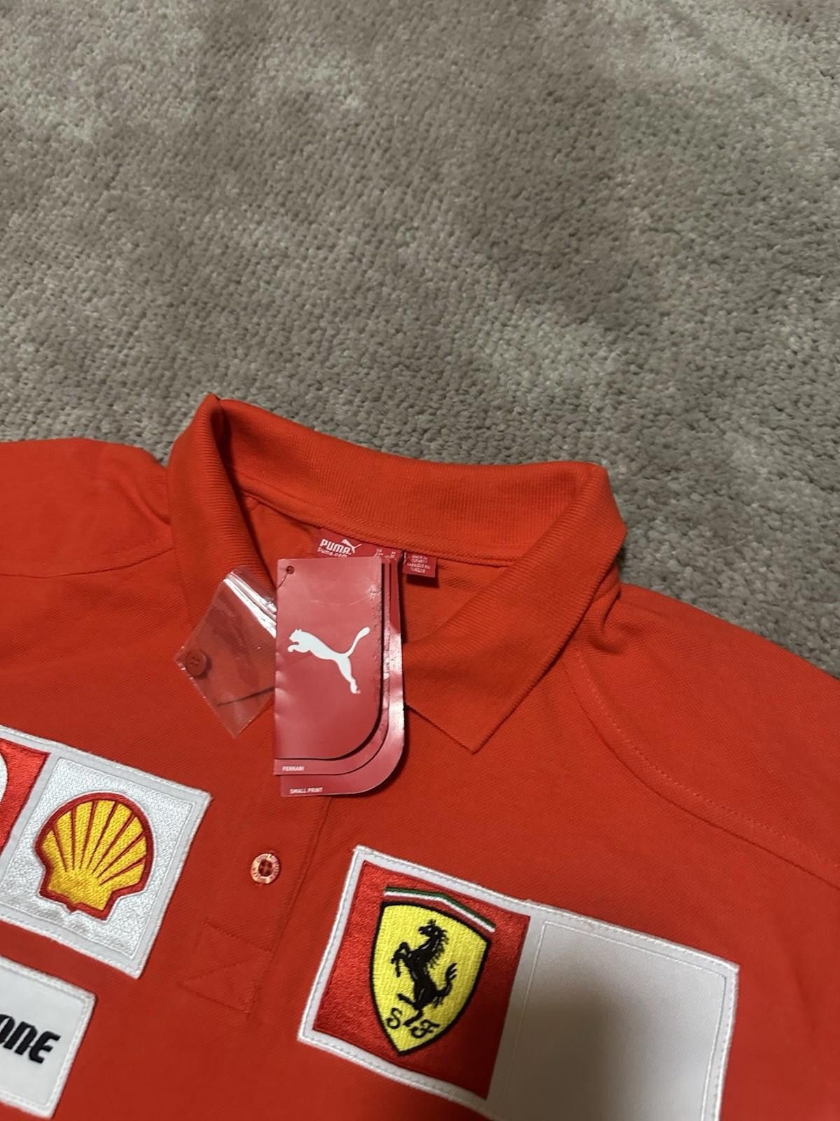 Ferrari NWT Puma Ferrari F1 Racing Jersey Polo Red Vintage Size M Size US M / EU 48-50 / 2 - 4 Thumbnail
