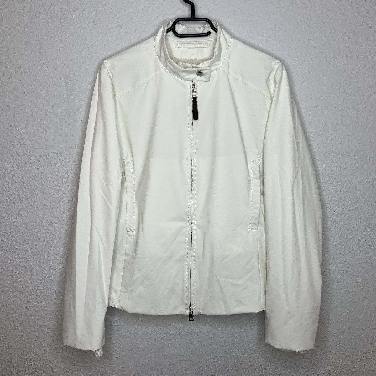 Prada Prada Milano Nylon White Wind Stopper Goretex Light Jacket Size M / US 6-8 / IT 42-44 - 1 Thumbnail