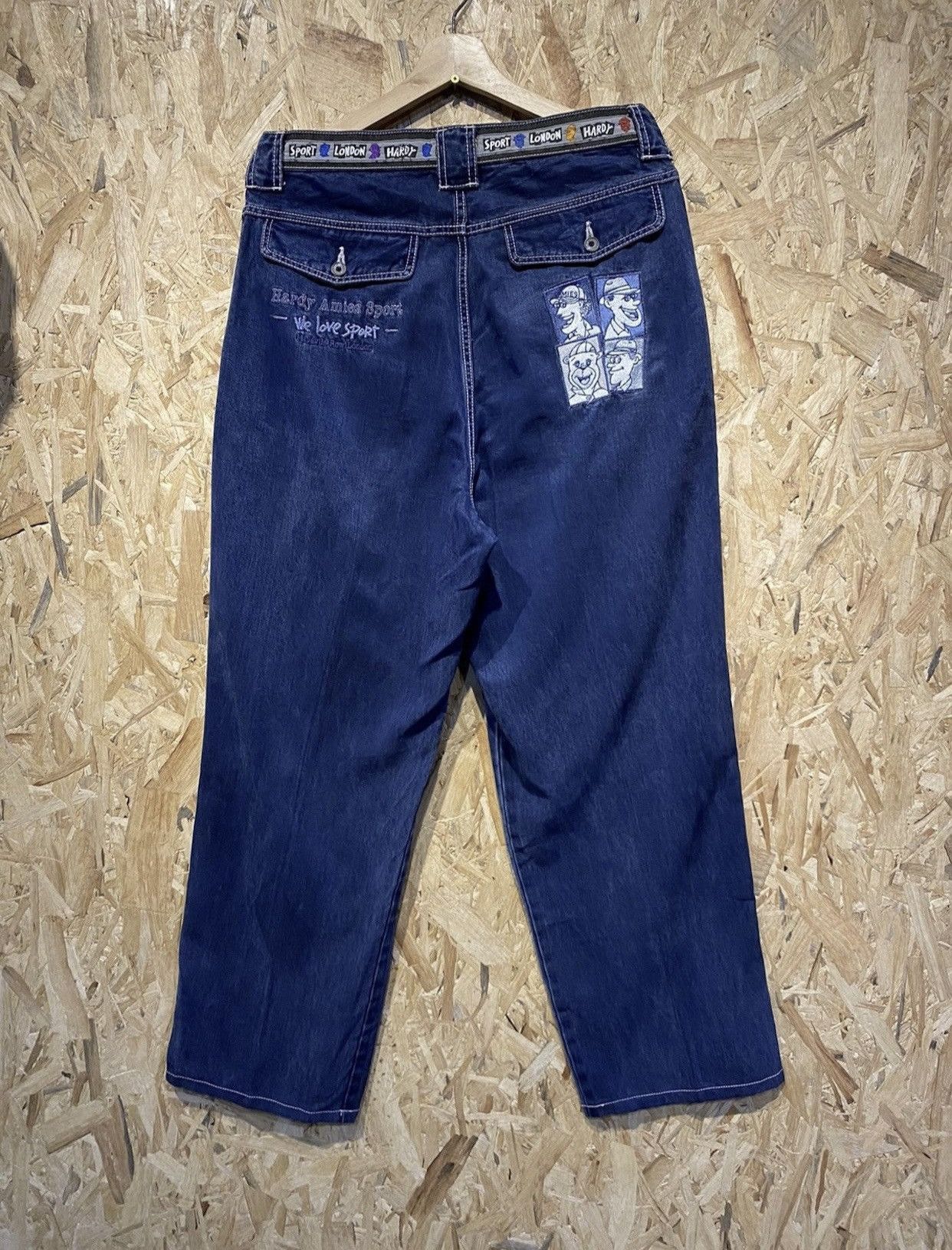 Hardy Amies vintage Hardy Amies Sport jeans with embroidered details. Size US 32 / EU 48 - 1 Thumbnail