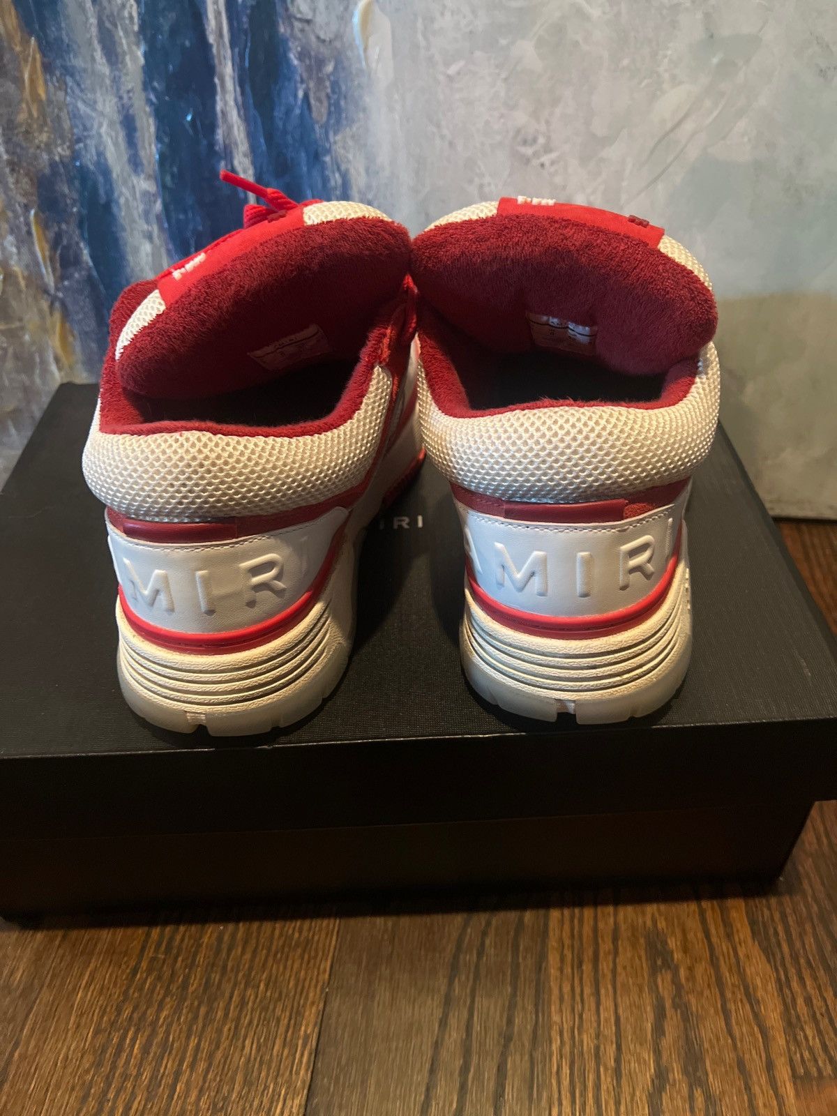 Amiri Red and White Amiri Ma-1 Size US 9 / EU 42 - 4 Thumbnail