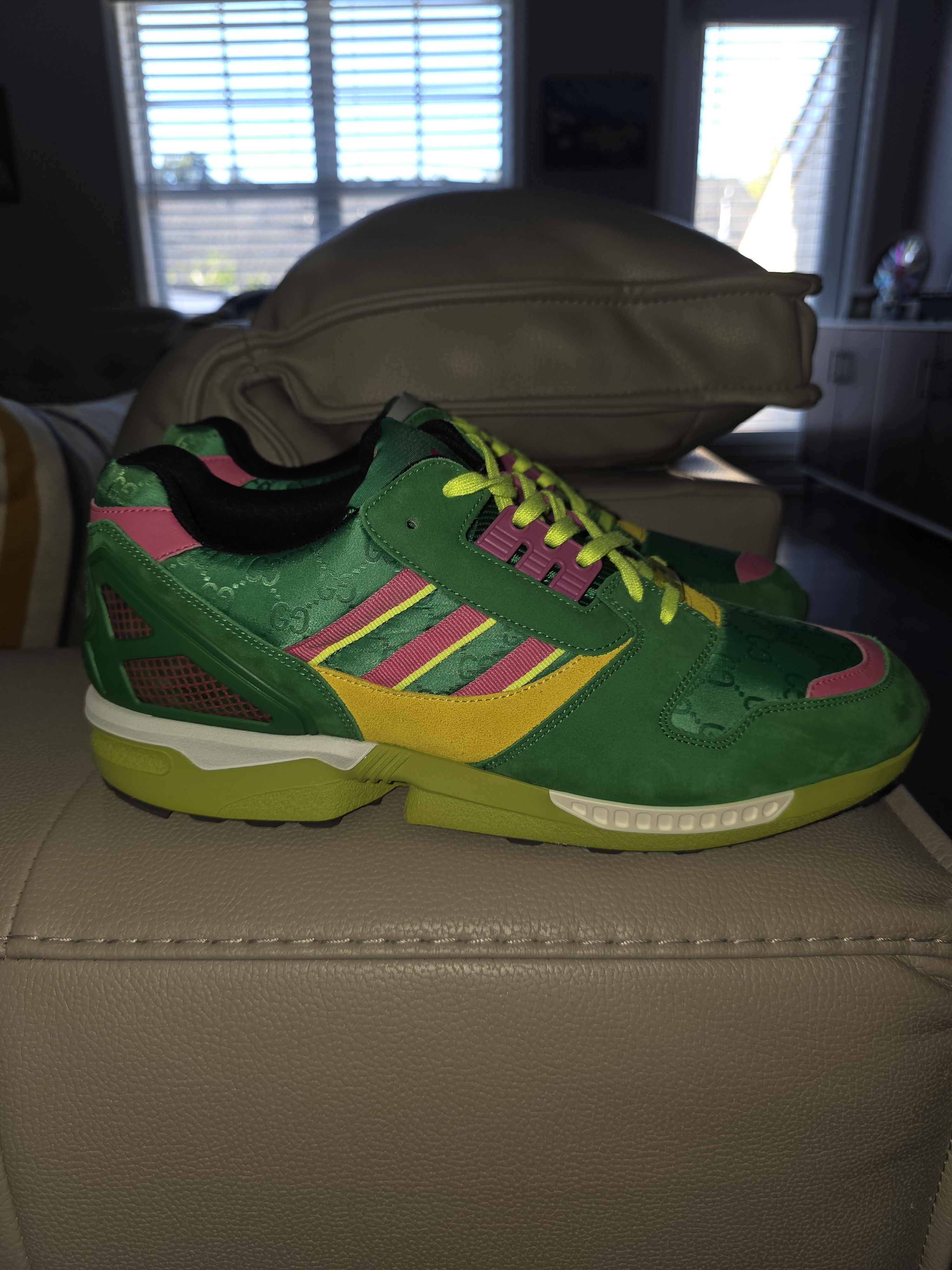 Adidas × Gucci ZX 8000 GG MONOGRAM Size US 11.5 / EU 44-45 - 5 Thumbnail