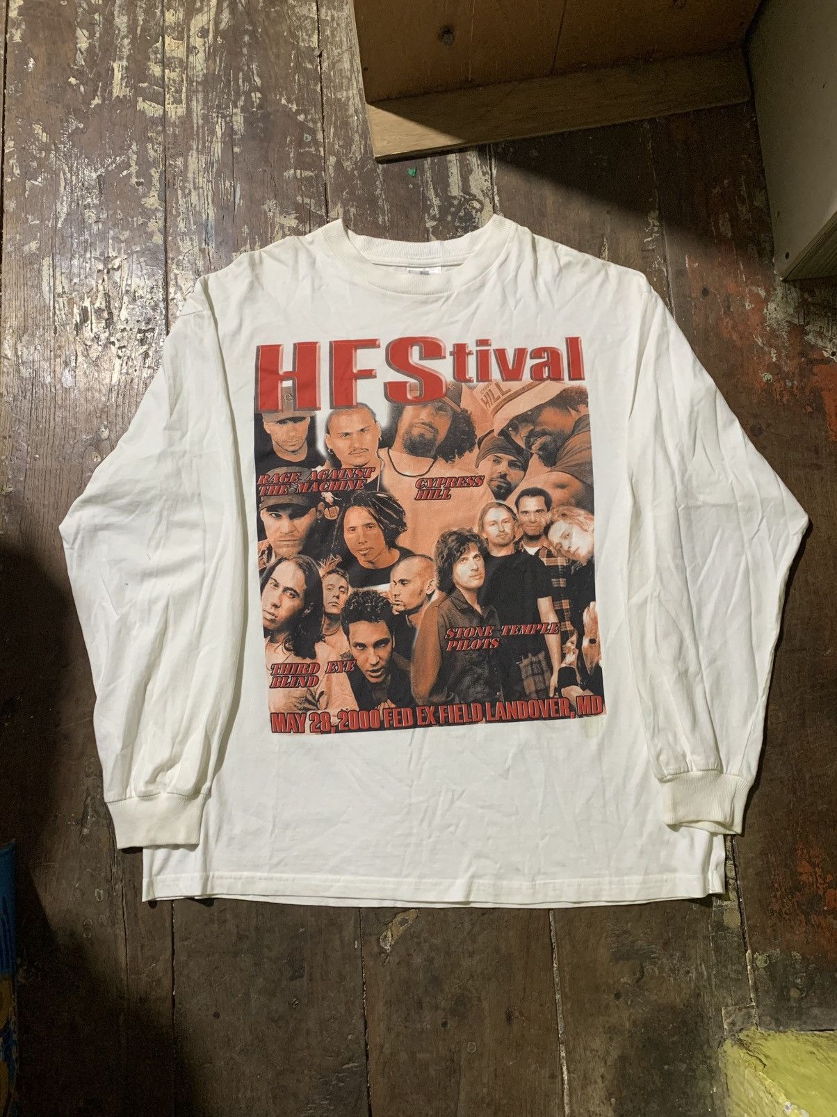 Band Tees Vintage Longsleeve HFSTIVAL 2000 Size US XL / EU 56 / 4 - 1 Thumbnail