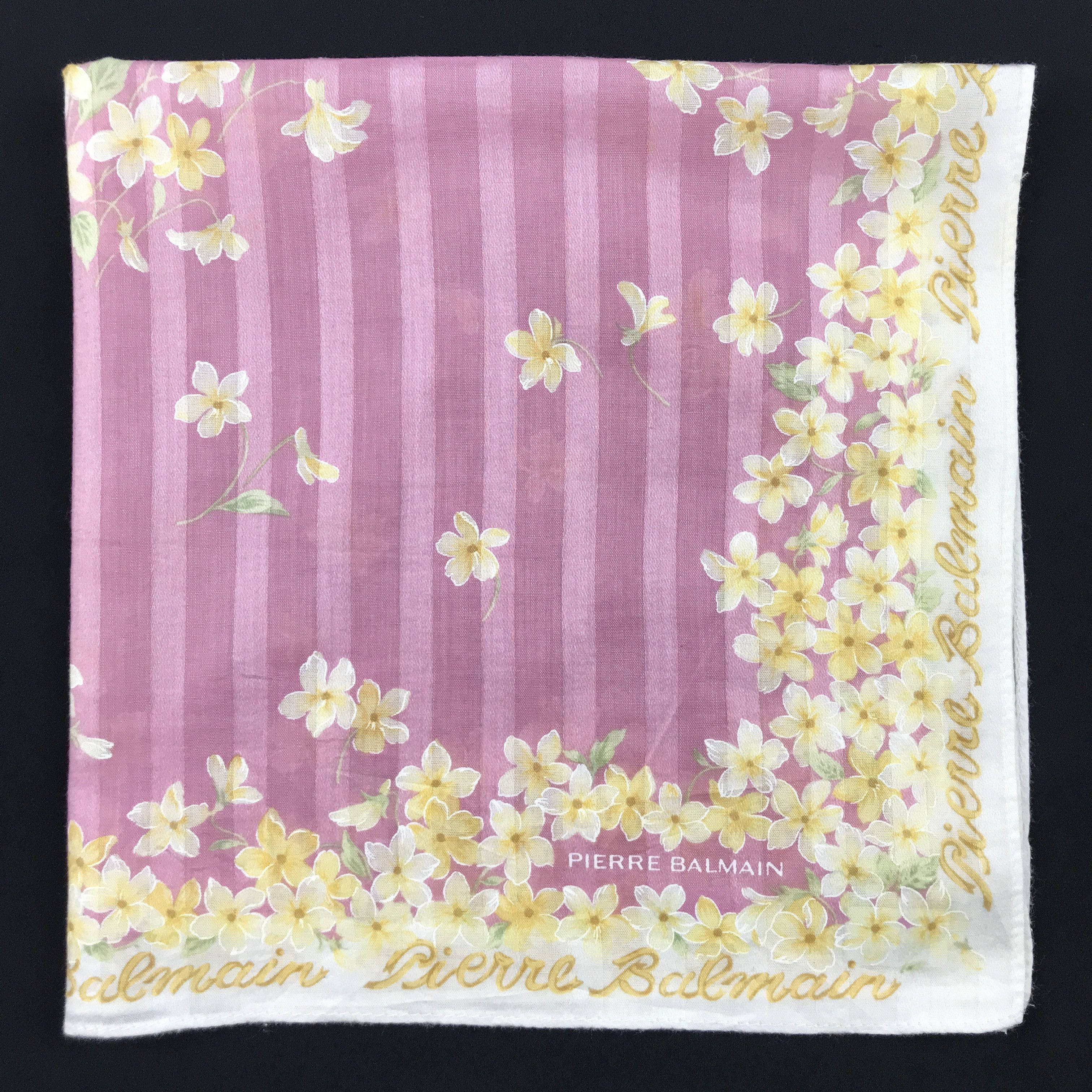 Designer × Pierre Balmain × Vintage Vintage Pierre Balmain Bandana Neckerchief Handkerchief Size ONE SIZE - 2 Thumbnail