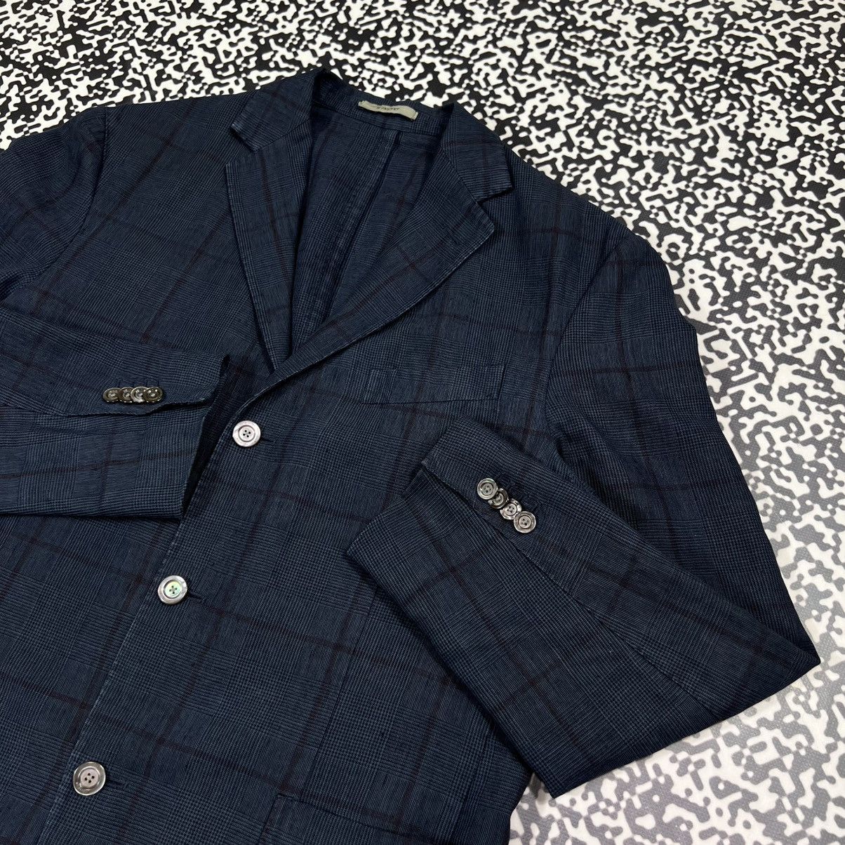 Boglioli BOGLIOLI K Jacket Linen Checked Blazer Luxury Casual Style Size 40R - 9 Thumbnail