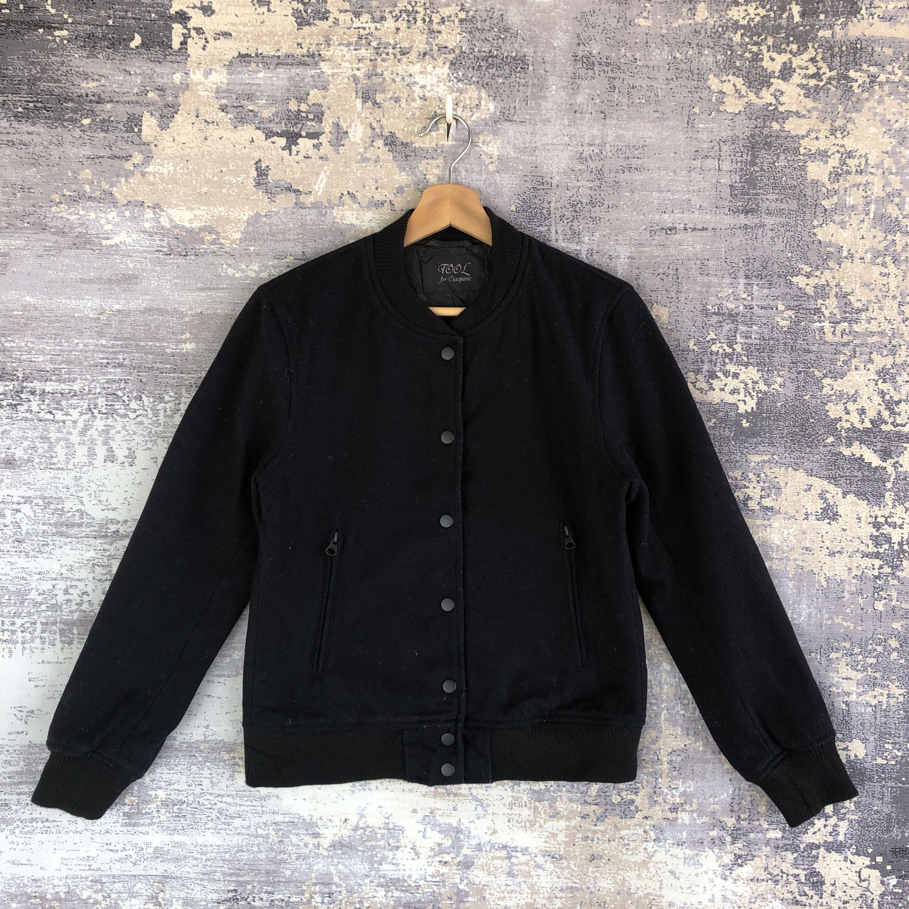 Vintage Vintage 90s Tool Varsity Jacket Japanese Tool Wool Jackets Size US XS / EU 42 / 0 - 1 Thumbnail