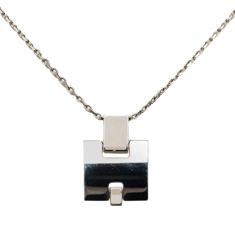 image of Hermes Eileen Pendant Neckalce in Silver, Women's
