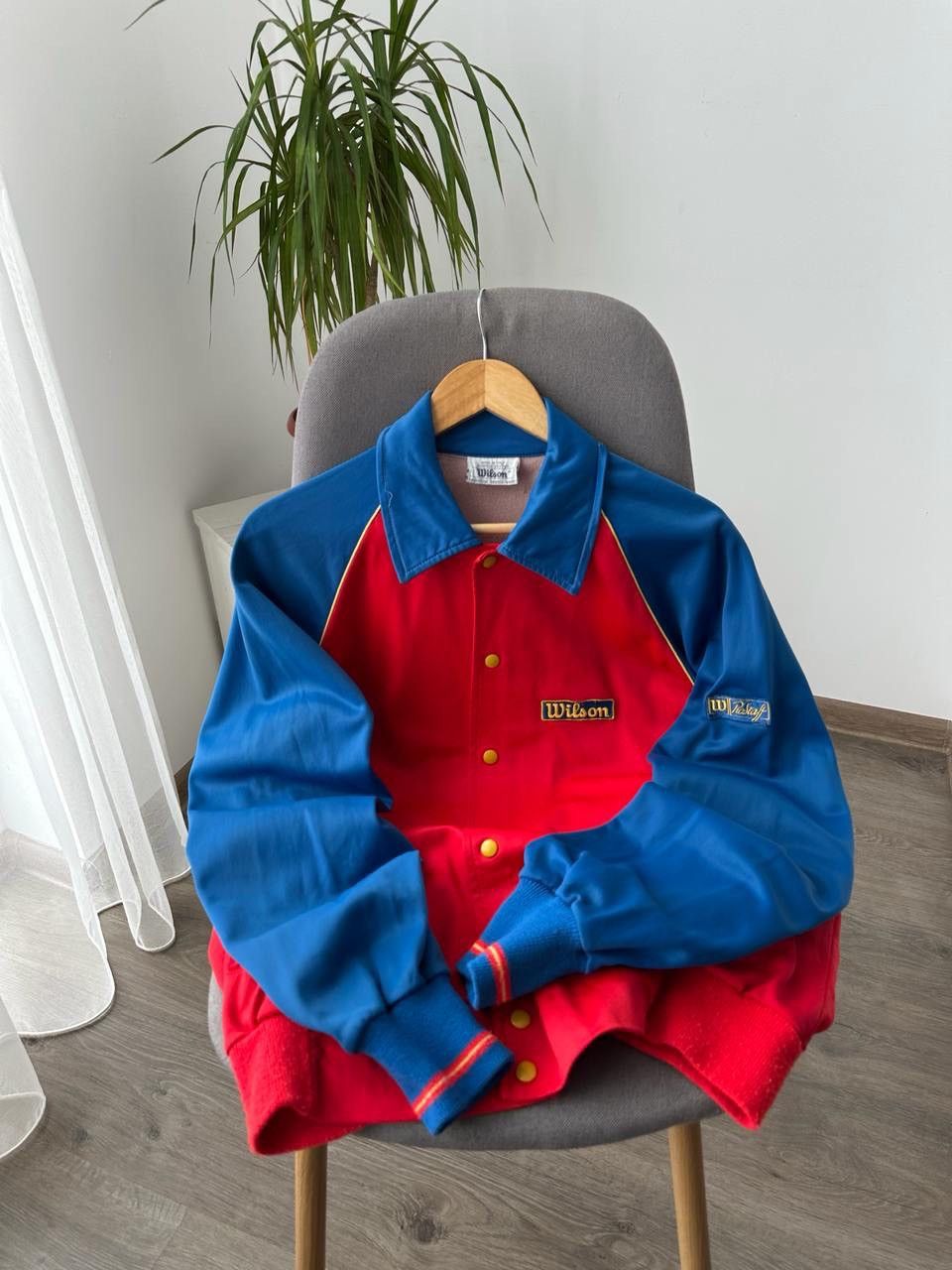 Japanese Brand × Vintage × Wilson Vintage Japanese Wilson Tennis Wear Buttons Blue Hoodie Polo Size US M / EU 48-50 / 2 - 7 Thumbnail