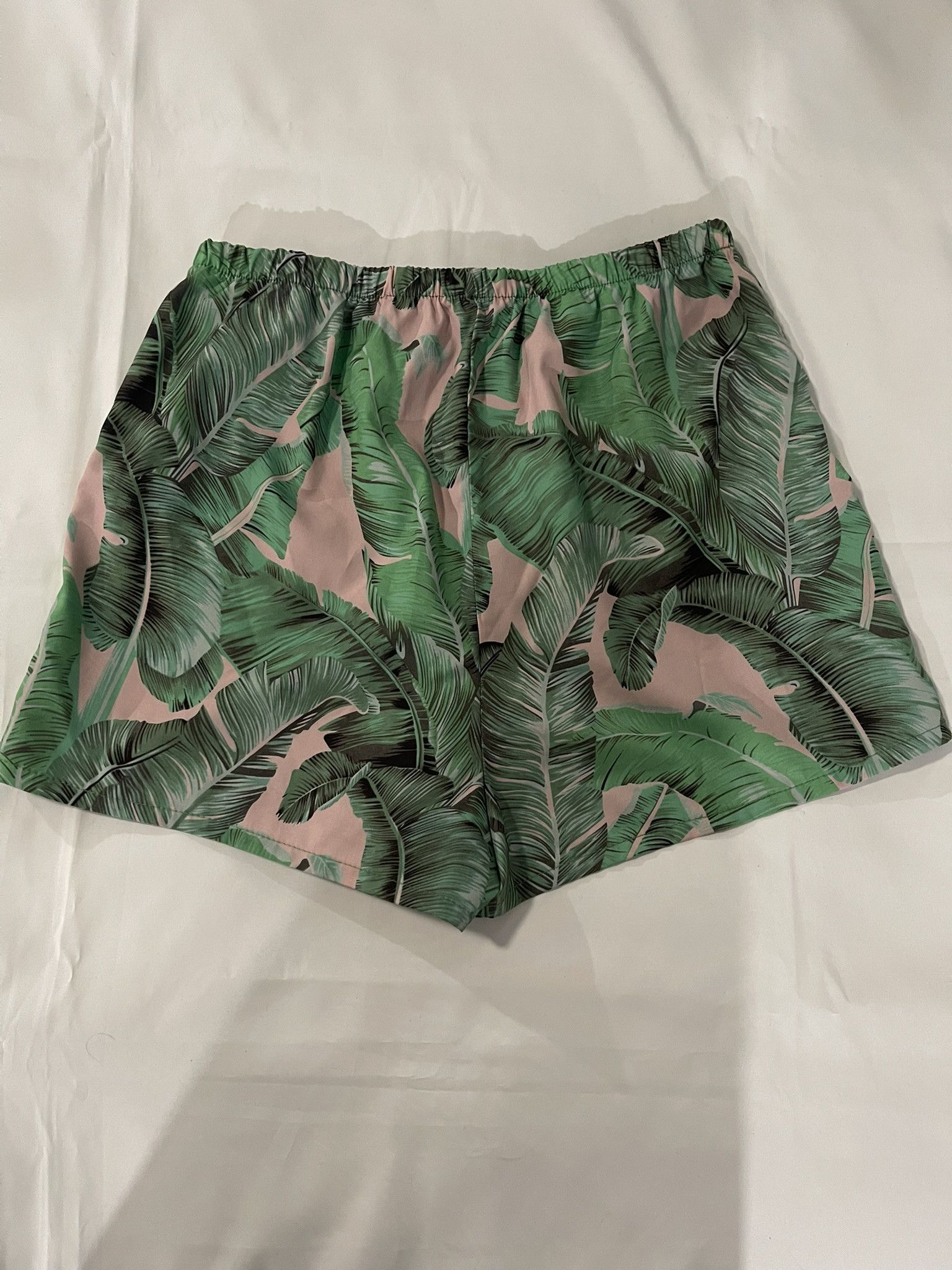 Other Womens Hawaiian Pink and Green Shorts Size S Unknown Brand Size 24" / US 00 / IT 34 - 3 Thumbnail