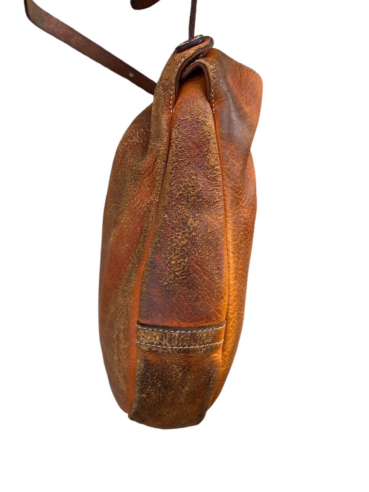 Leather Trashed Style Craft Japan Distress Muddy Patina Leather Bag Size ONE SIZE - 15 Thumbnail